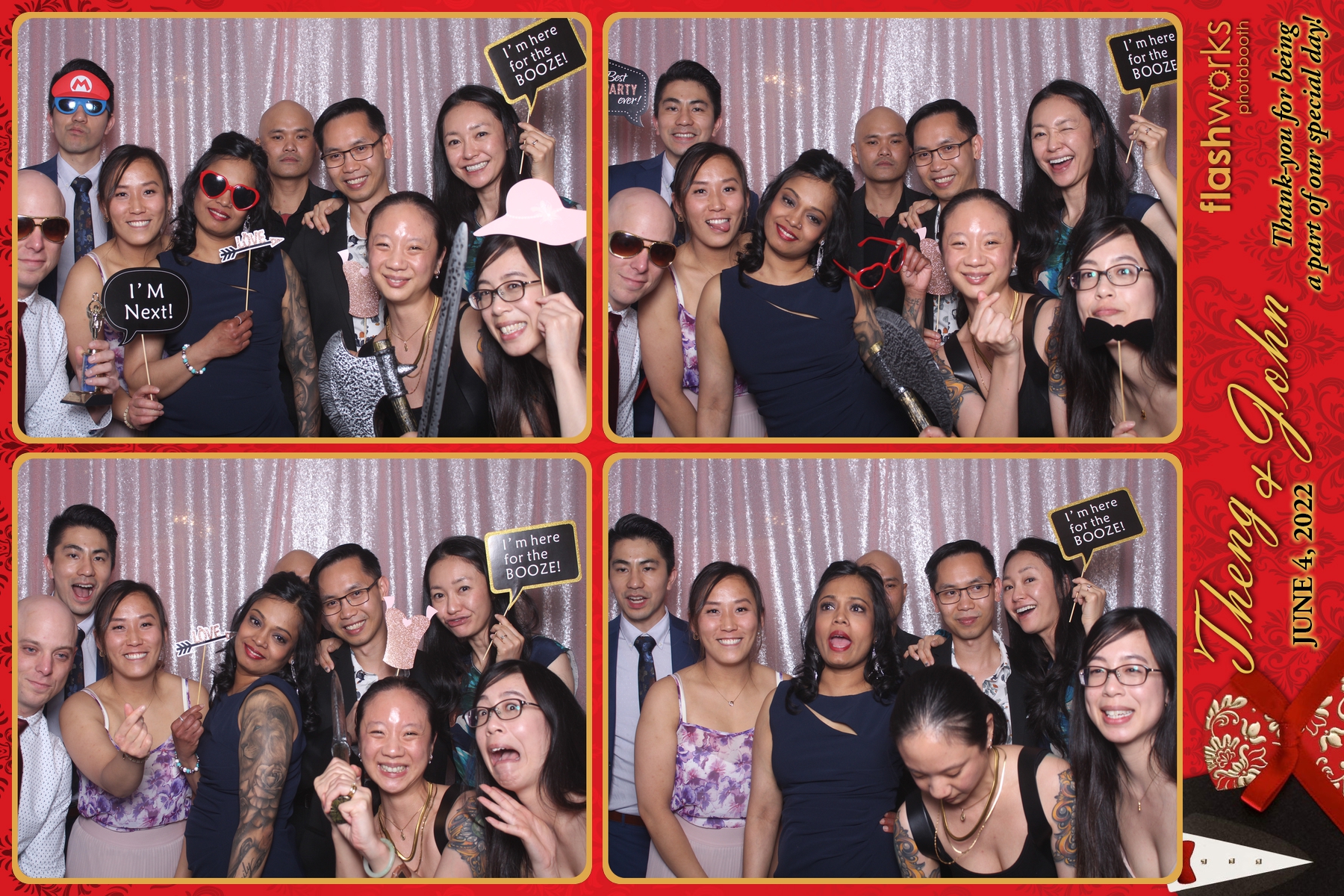 Theng & John's Wedding | View more photos from the event at gallery.flashworksphotobooth.com/u/FlashworksPhotoboothInc/Theng-Johns-Wedding
