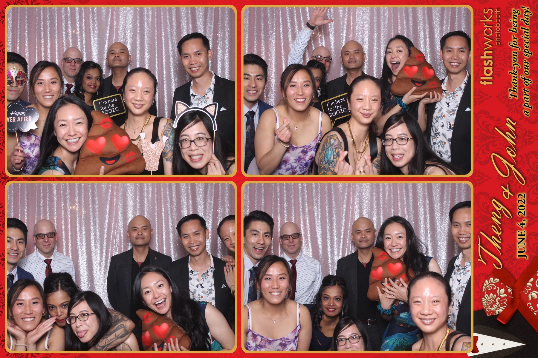 Theng & John's Wedding | View more photos from the event at gallery.flashworksphotobooth.com/u/FlashworksPhotoboothInc/Theng-Johns-Wedding