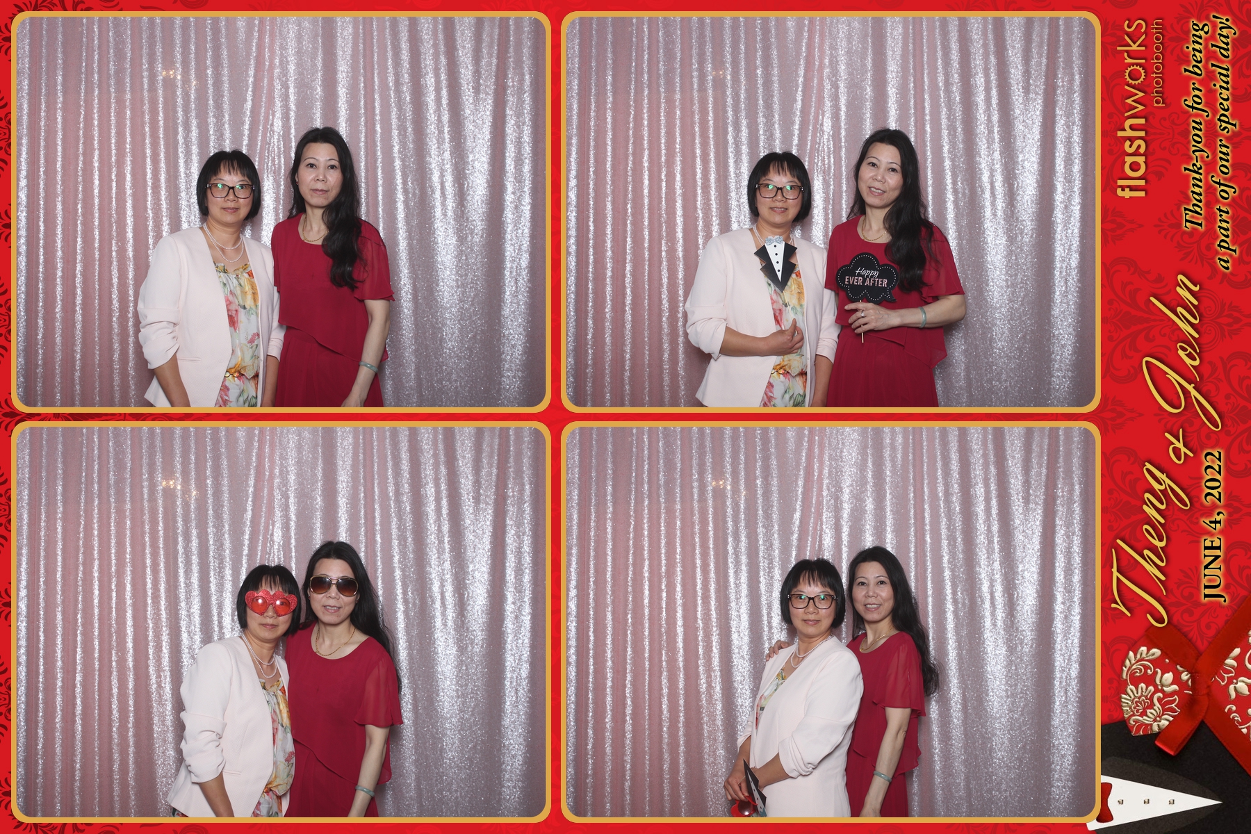 Theng & John's Wedding | View more photos from the event at gallery.flashworksphotobooth.com/u/FlashworksPhotoboothInc/Theng-Johns-Wedding