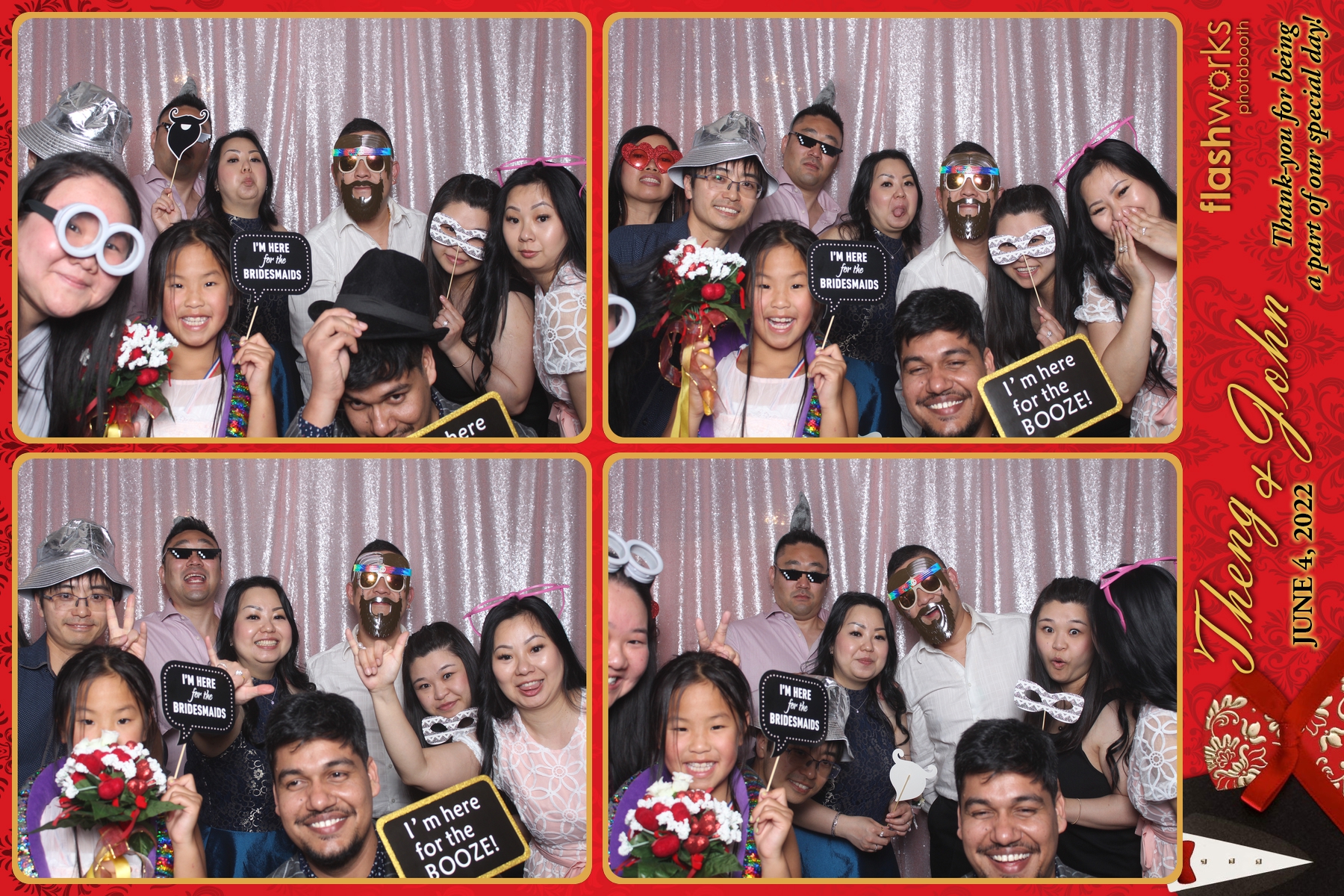 Theng & John's Wedding | View more photos from the event at gallery.flashworksphotobooth.com/u/FlashworksPhotoboothInc/Theng-Johns-Wedding