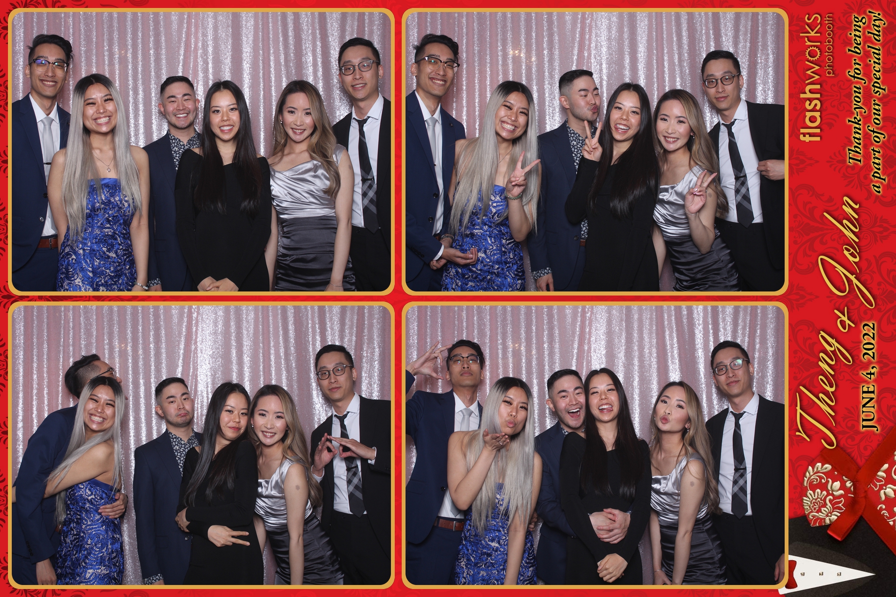 Theng & John's Wedding | View more photos from the event at gallery.flashworksphotobooth.com/u/FlashworksPhotoboothInc/Theng-Johns-Wedding