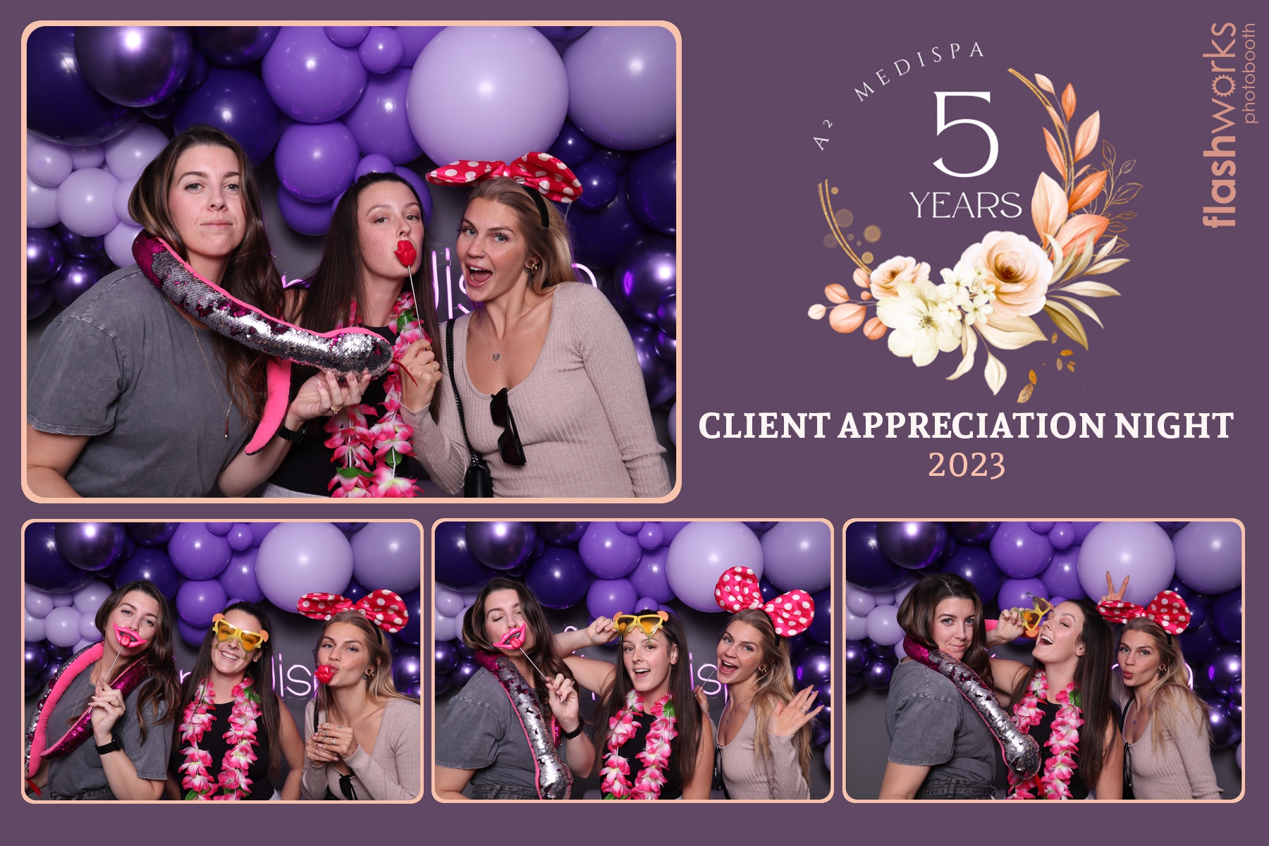 A Squared Medispa Client Appreciation | View more photos from the event at gallery.flashworksphotobooth.com/u/FlashworksPhotoboothInc/A-Squared-Medispa-Client-Appreciation