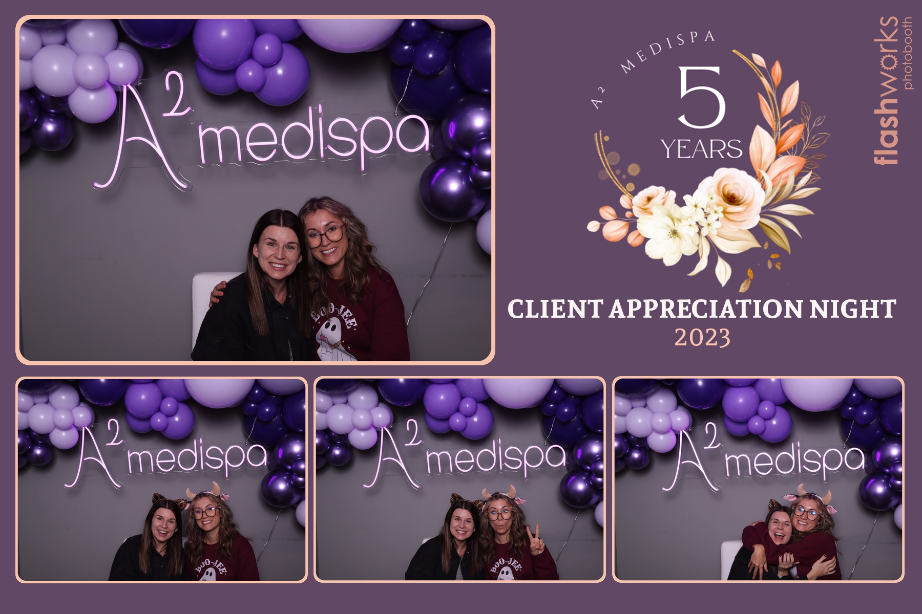 A Squared Medispa Client Appreciation | View more photos from the event at gallery.flashworksphotobooth.com/u/FlashworksPhotoboothInc/A-Squared-Medispa-Client-Appreciation