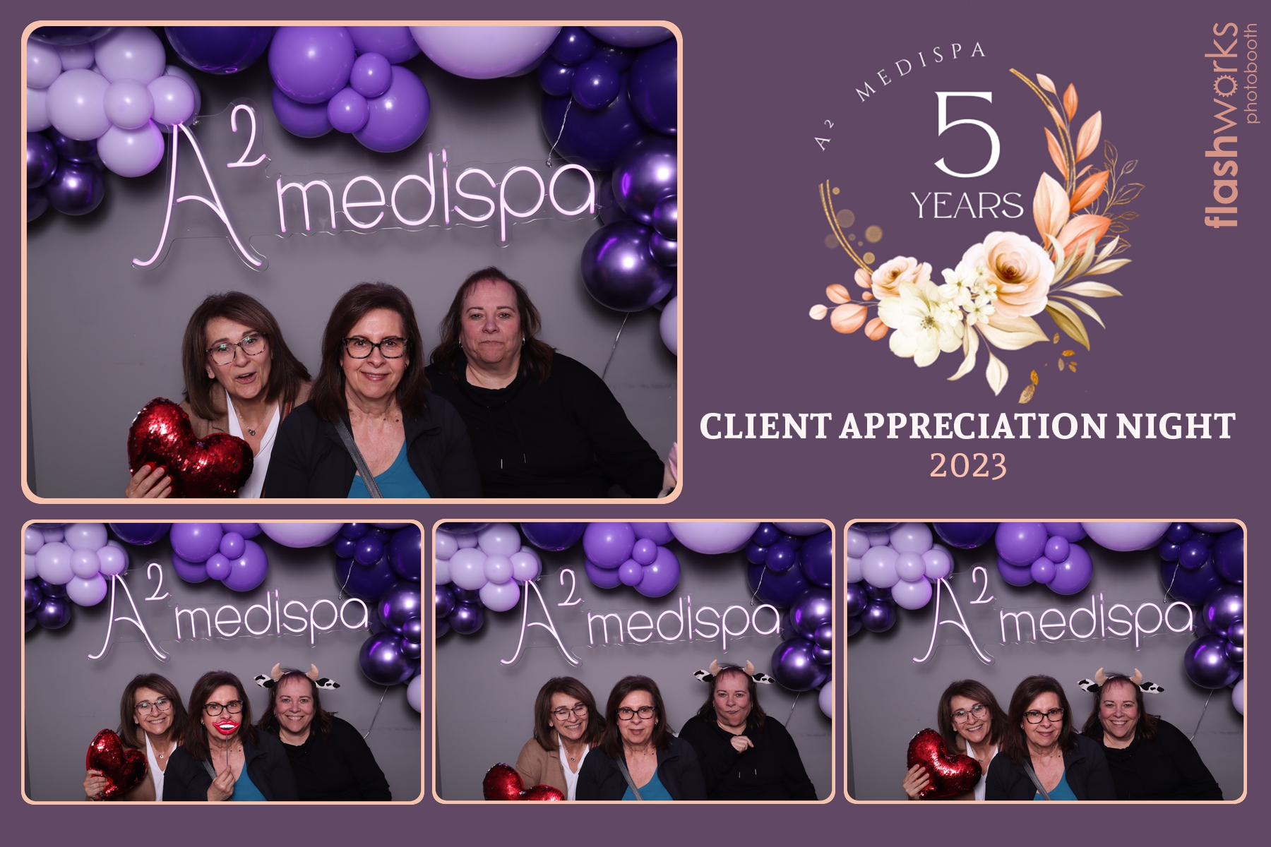 A Squared Medispa Client Appreciation | View more photos from the event at gallery.flashworksphotobooth.com/u/FlashworksPhotoboothInc/A-Squared-Medispa-Client-Appreciation