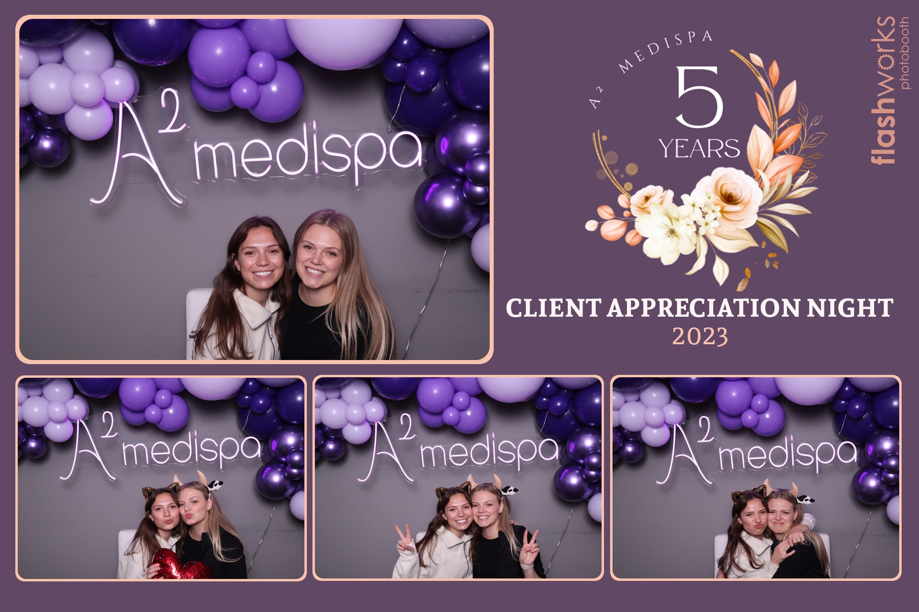 A Squared Medispa Client Appreciation | View more photos from the event at gallery.flashworksphotobooth.com/u/FlashworksPhotoboothInc/A-Squared-Medispa-Client-Appreciation