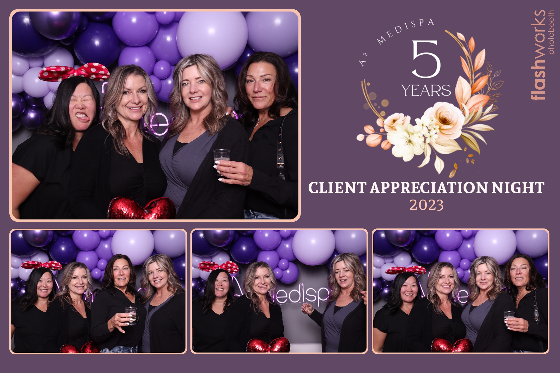 A Squared Medispa Client Appreciation | View more photos from the event at gallery.flashworksphotobooth.com/u/FlashworksPhotoboothInc/A-Squared-Medispa-Client-Appreciation