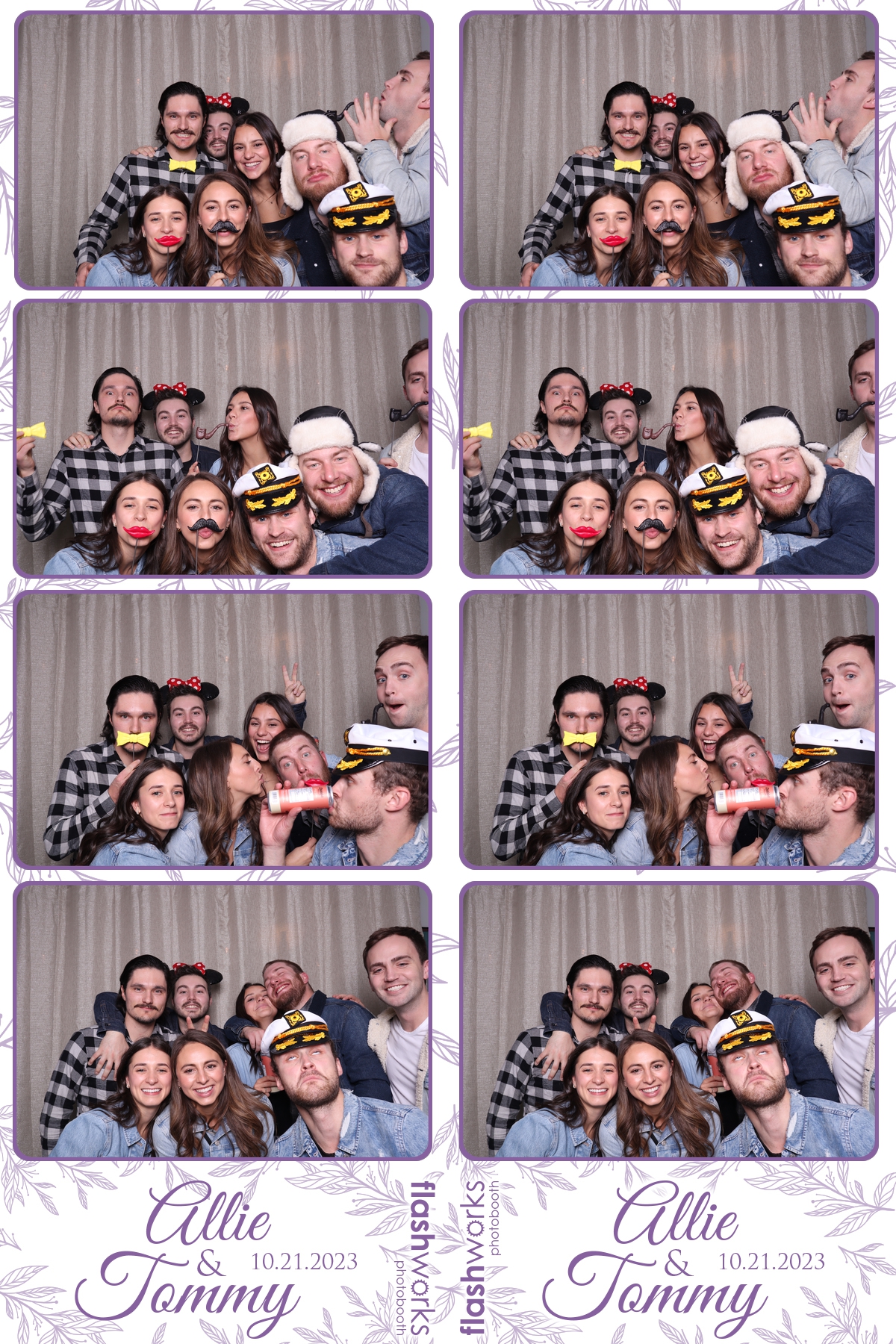 Allie & Tommy's Hall Party | View more photos from the event at gallery.flashworksphotobooth.com/u/FlashworksPhotoboothInc/Allie-Tommys-Hall-Party
