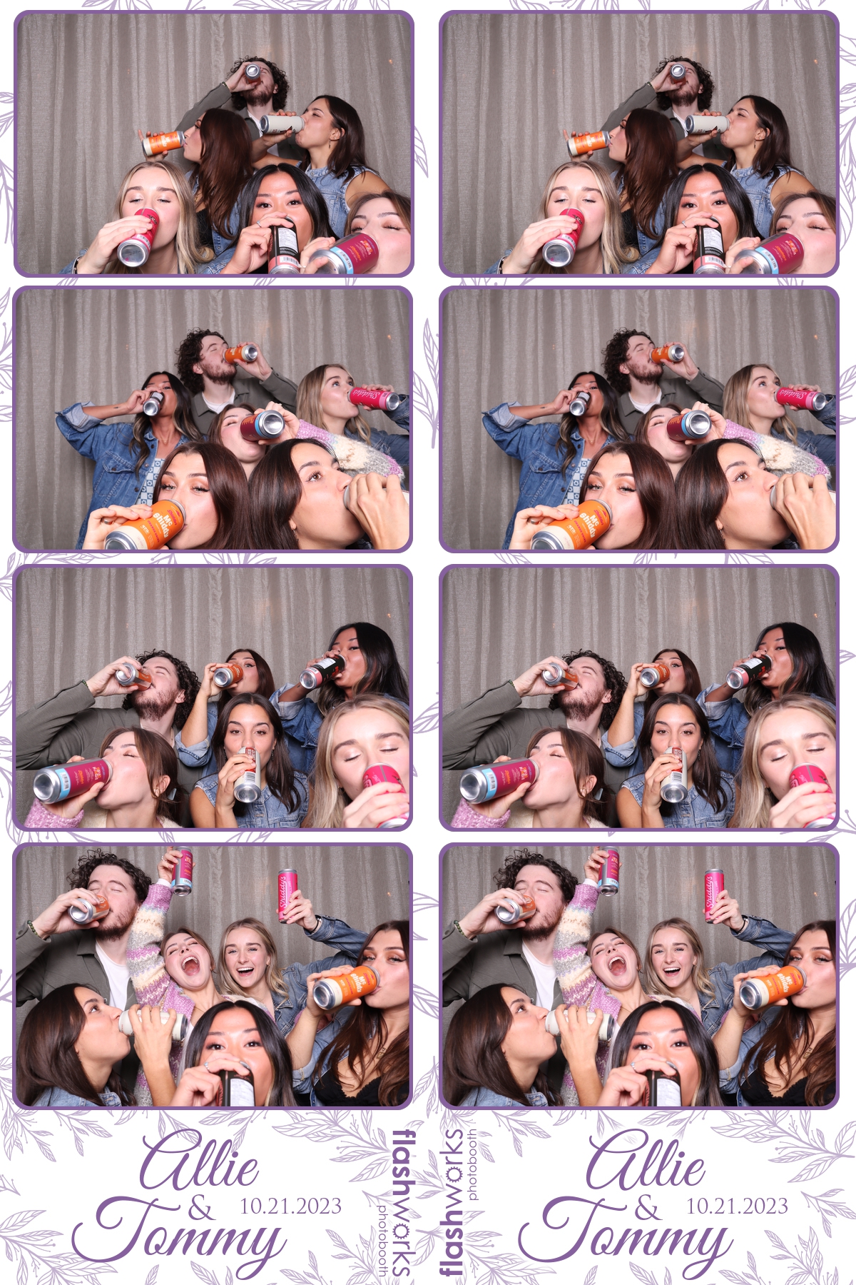 Allie & Tommy's Hall Party | View more photos from the event at gallery.flashworksphotobooth.com/u/FlashworksPhotoboothInc/Allie-Tommys-Hall-Party