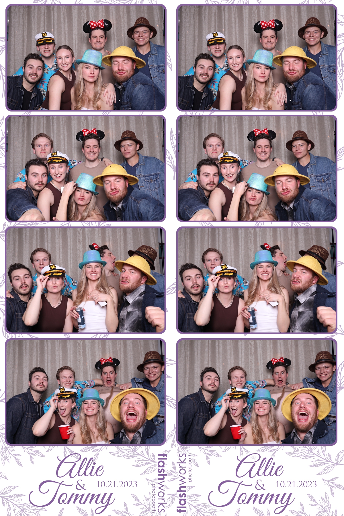 Allie & Tommy's Hall Party | View more photos from the event at gallery.flashworksphotobooth.com/u/FlashworksPhotoboothInc/Allie-Tommys-Hall-Party