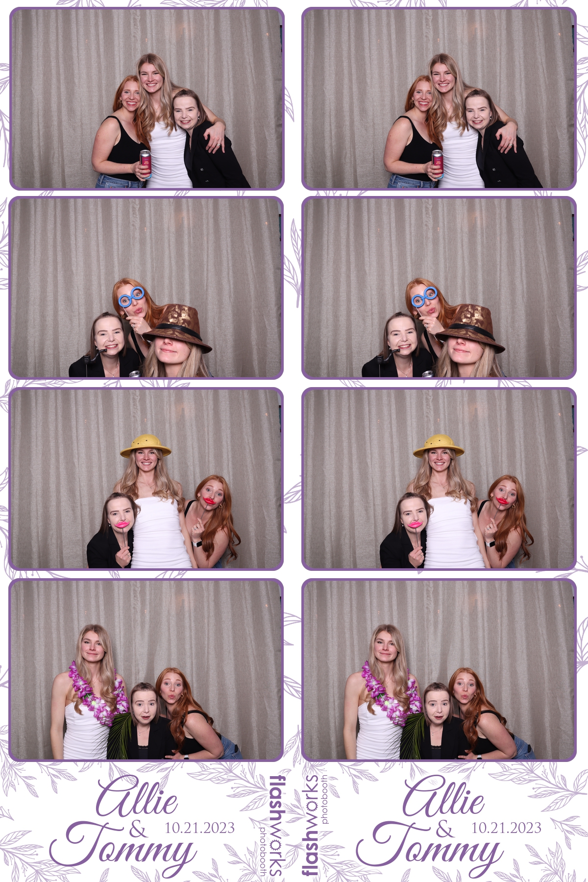 Allie & Tommy's Hall Party | View more photos from the event at gallery.flashworksphotobooth.com/u/FlashworksPhotoboothInc/Allie-Tommys-Hall-Party
