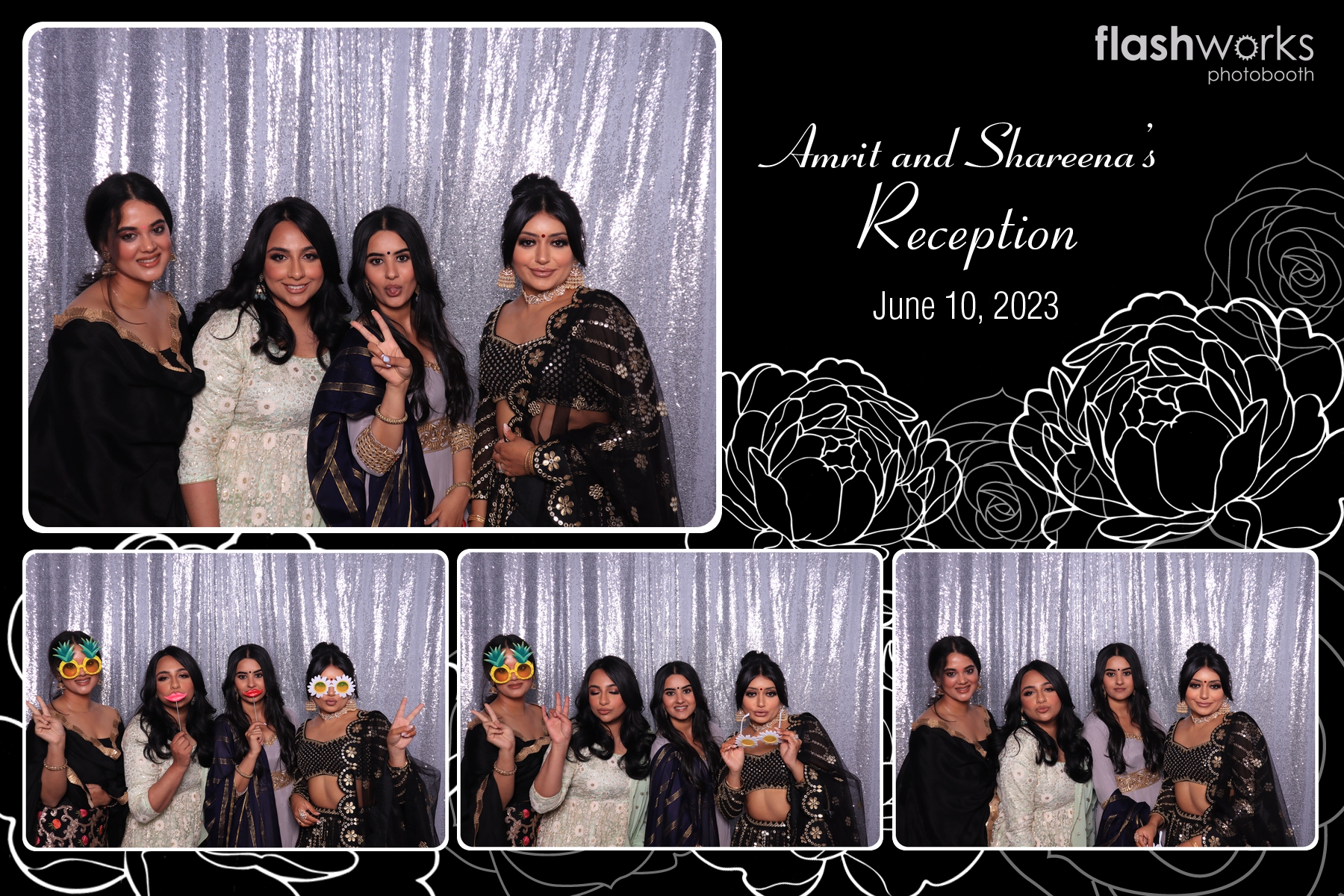 Amrit & Shareena | View more photos from the event at gallery.flashworksphotobooth.com/u/FlashworksPhotoboothInc/Amrit-Shareena