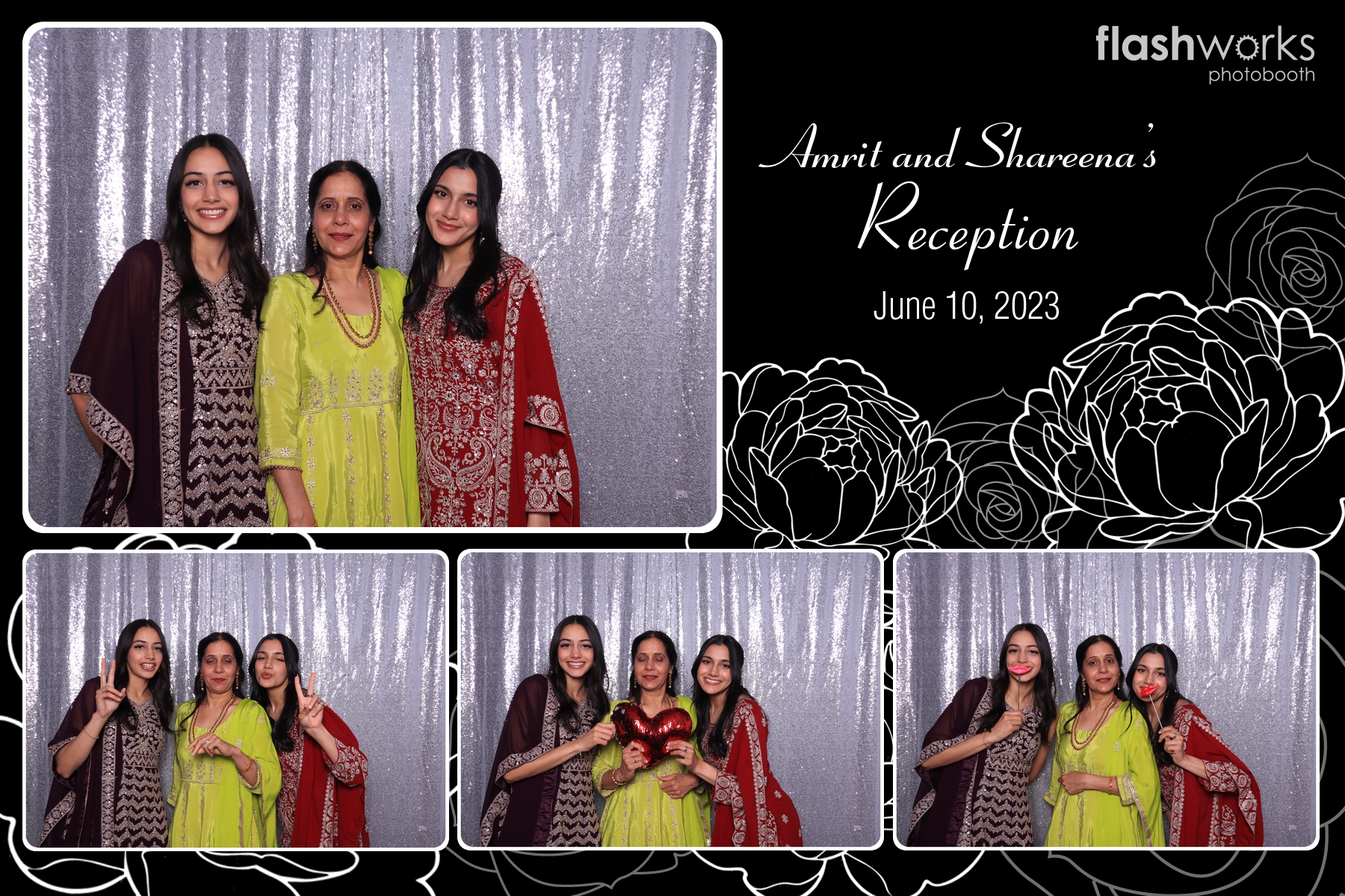 Amrit & Shareena | View more photos from the event at gallery.flashworksphotobooth.com/u/FlashworksPhotoboothInc/Amrit-Shareena