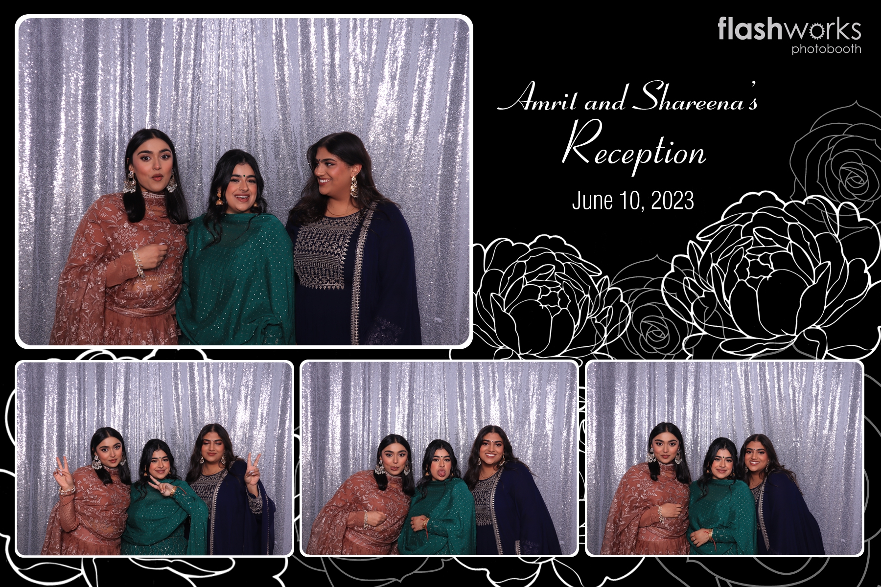 Amrit & Shareena | View more photos from the event at gallery.flashworksphotobooth.com/u/FlashworksPhotoboothInc/Amrit-Shareena