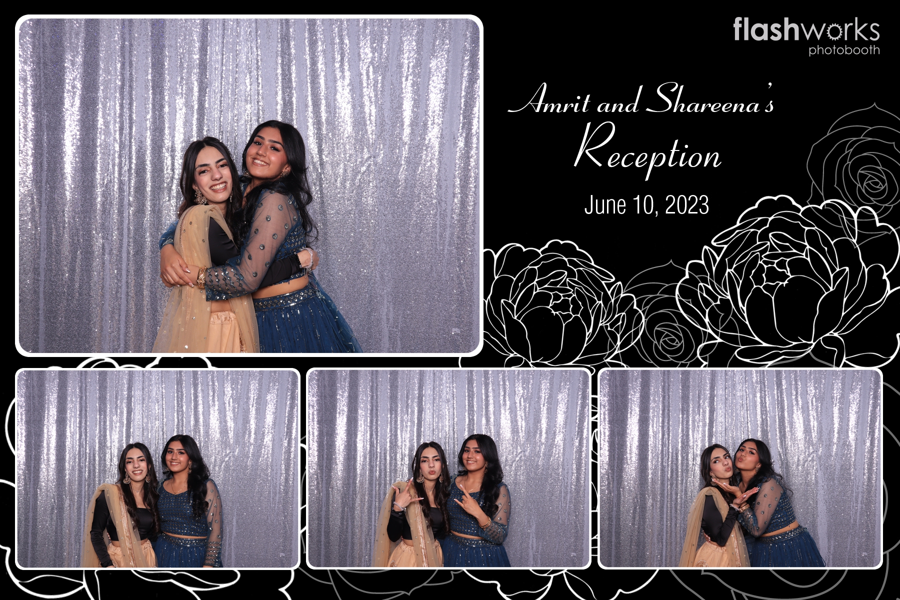 Amrit & Shareena | View more photos from the event at gallery.flashworksphotobooth.com/u/FlashworksPhotoboothInc/Amrit-Shareena