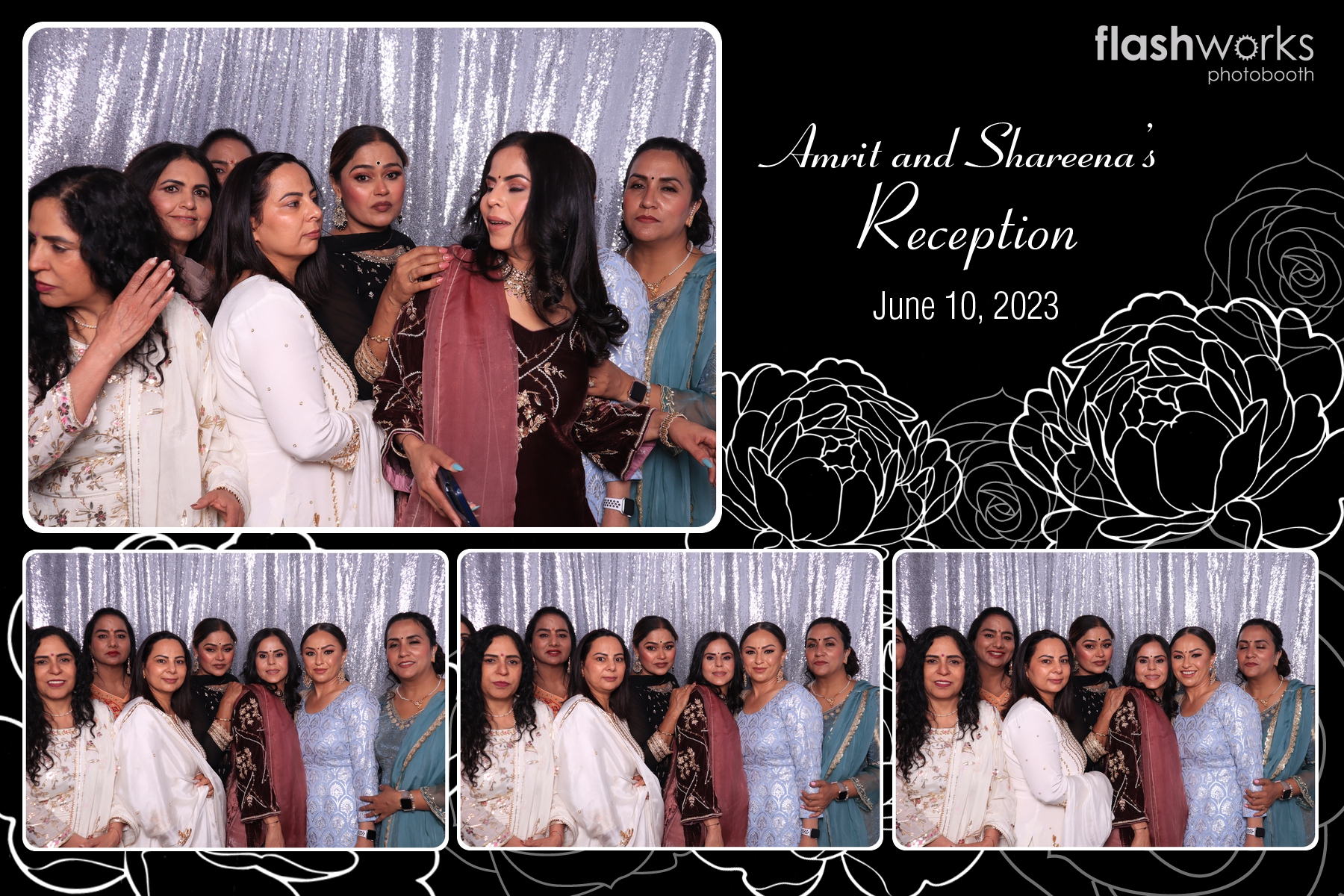 Amrit & Shareena | View more photos from the event at gallery.flashworksphotobooth.com/u/FlashworksPhotoboothInc/Amrit-Shareena