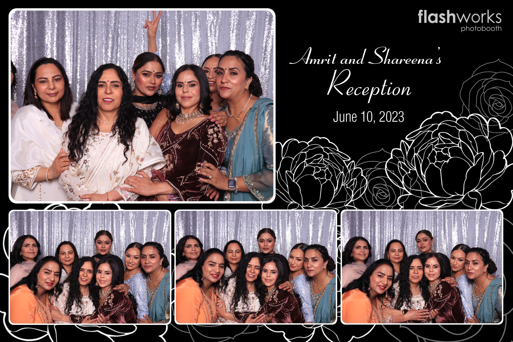 Amrit & Shareena | View more photos from the event at gallery.flashworksphotobooth.com/u/FlashworksPhotoboothInc/Amrit-Shareena