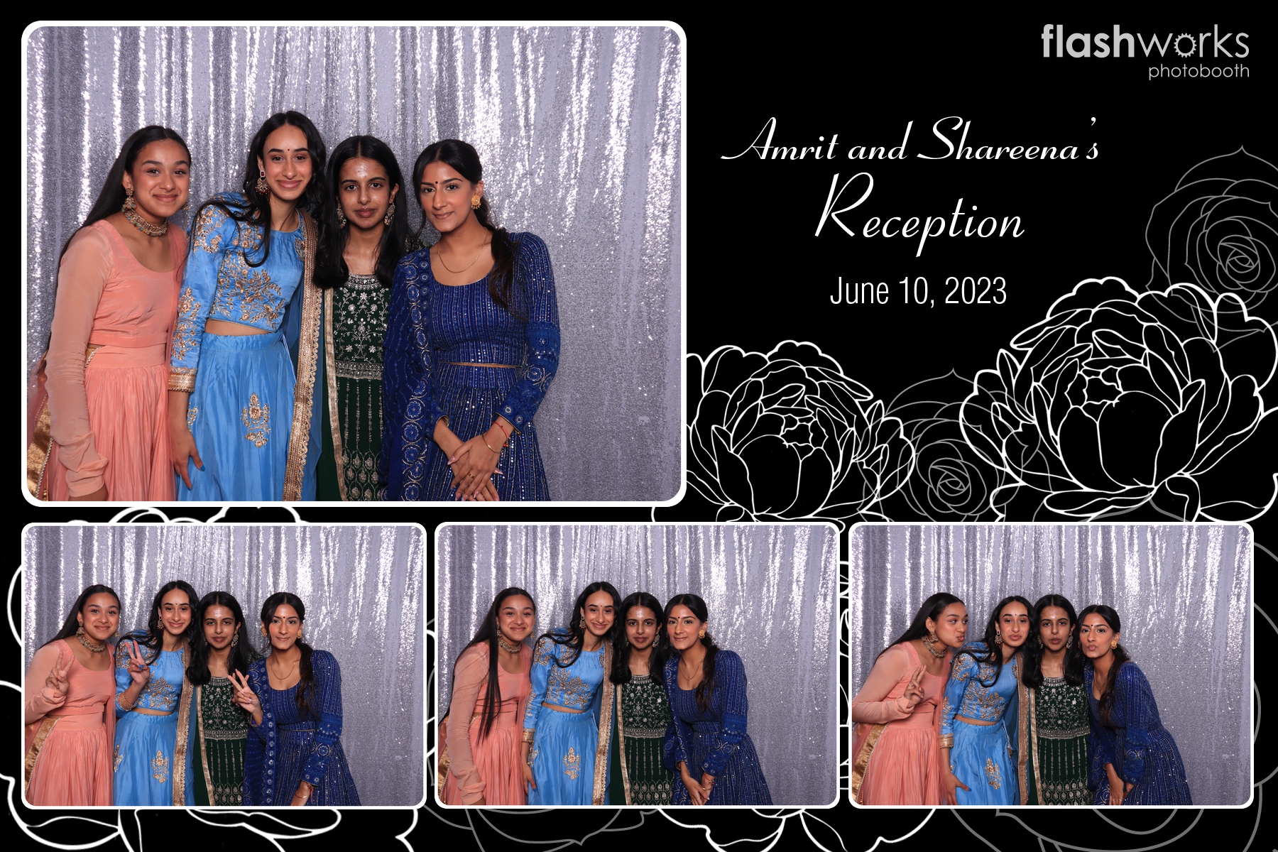 Amrit & Shareena | View more photos from the event at gallery.flashworksphotobooth.com/u/FlashworksPhotoboothInc/Amrit-Shareena