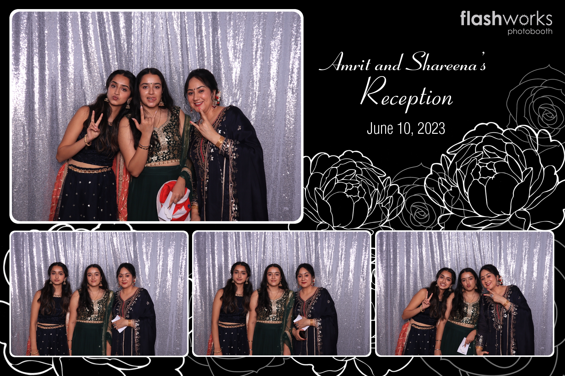 Amrit & Shareena | View more photos from the event at gallery.flashworksphotobooth.com/u/FlashworksPhotoboothInc/Amrit-Shareena