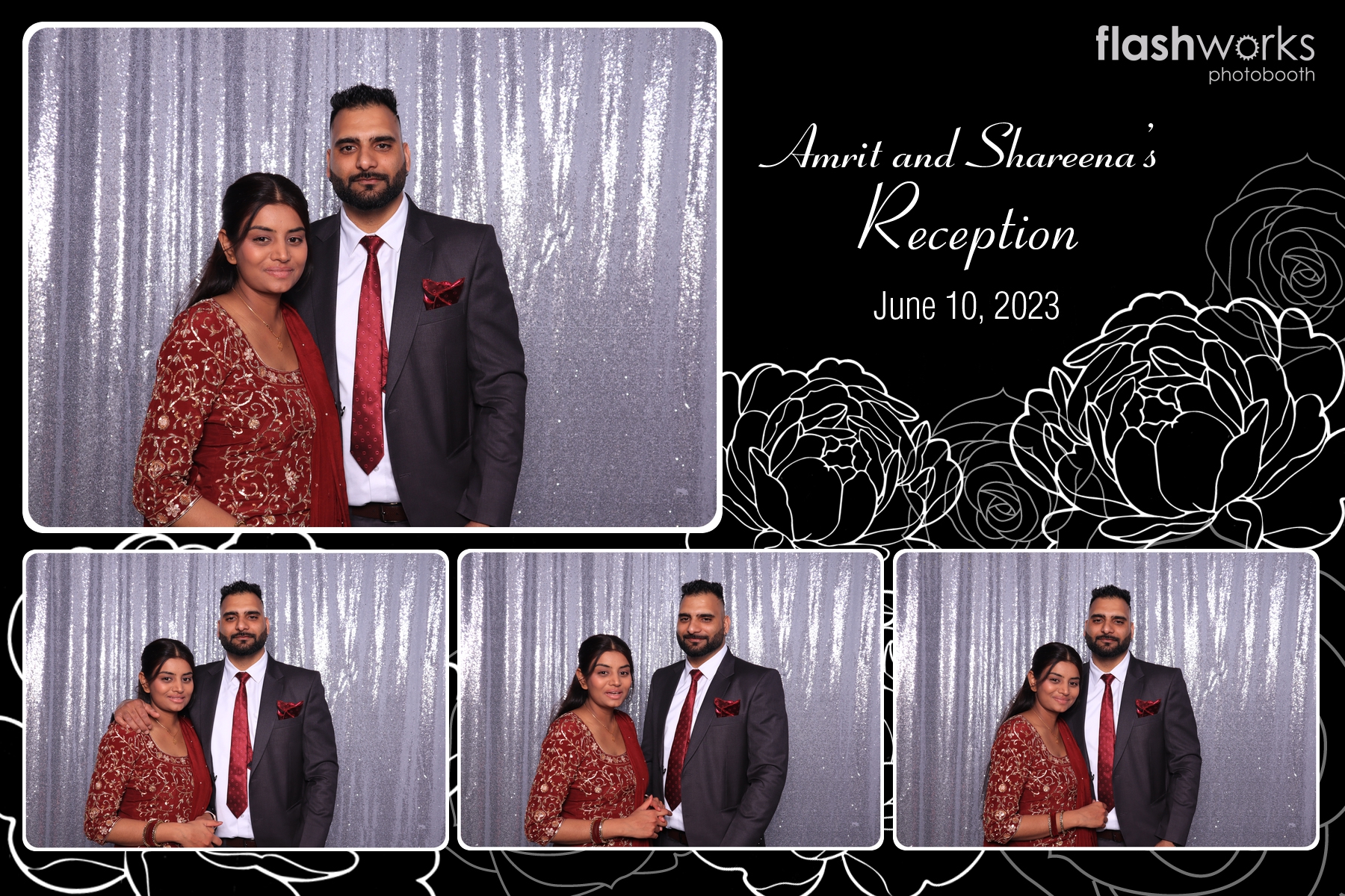 Amrit & Shareena | View more photos from the event at gallery.flashworksphotobooth.com/u/FlashworksPhotoboothInc/Amrit-Shareena