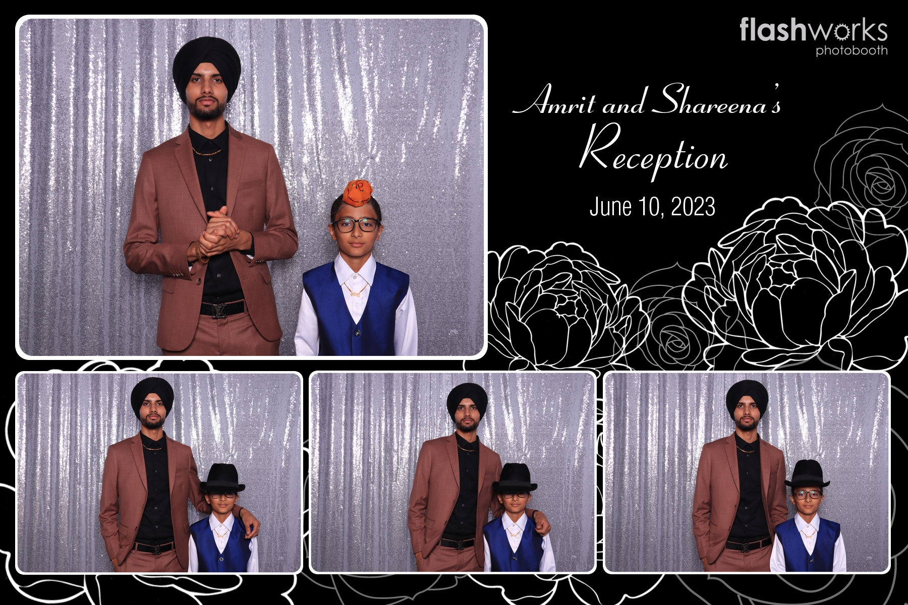 Amrit & Shareena | View more photos from the event at gallery.flashworksphotobooth.com/u/FlashworksPhotoboothInc/Amrit-Shareena