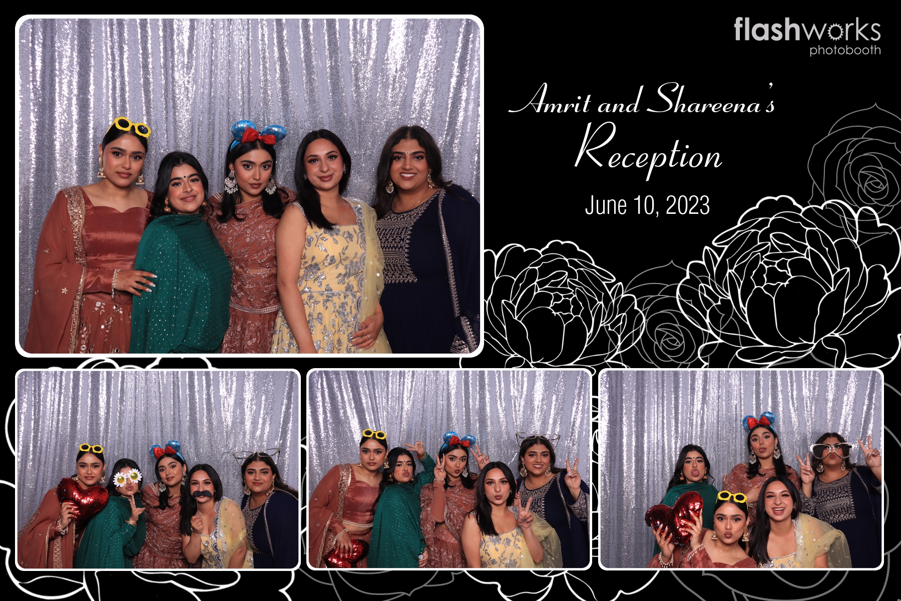 Amrit & Shareena | View more photos from the event at gallery.flashworksphotobooth.com/u/FlashworksPhotoboothInc/Amrit-Shareena