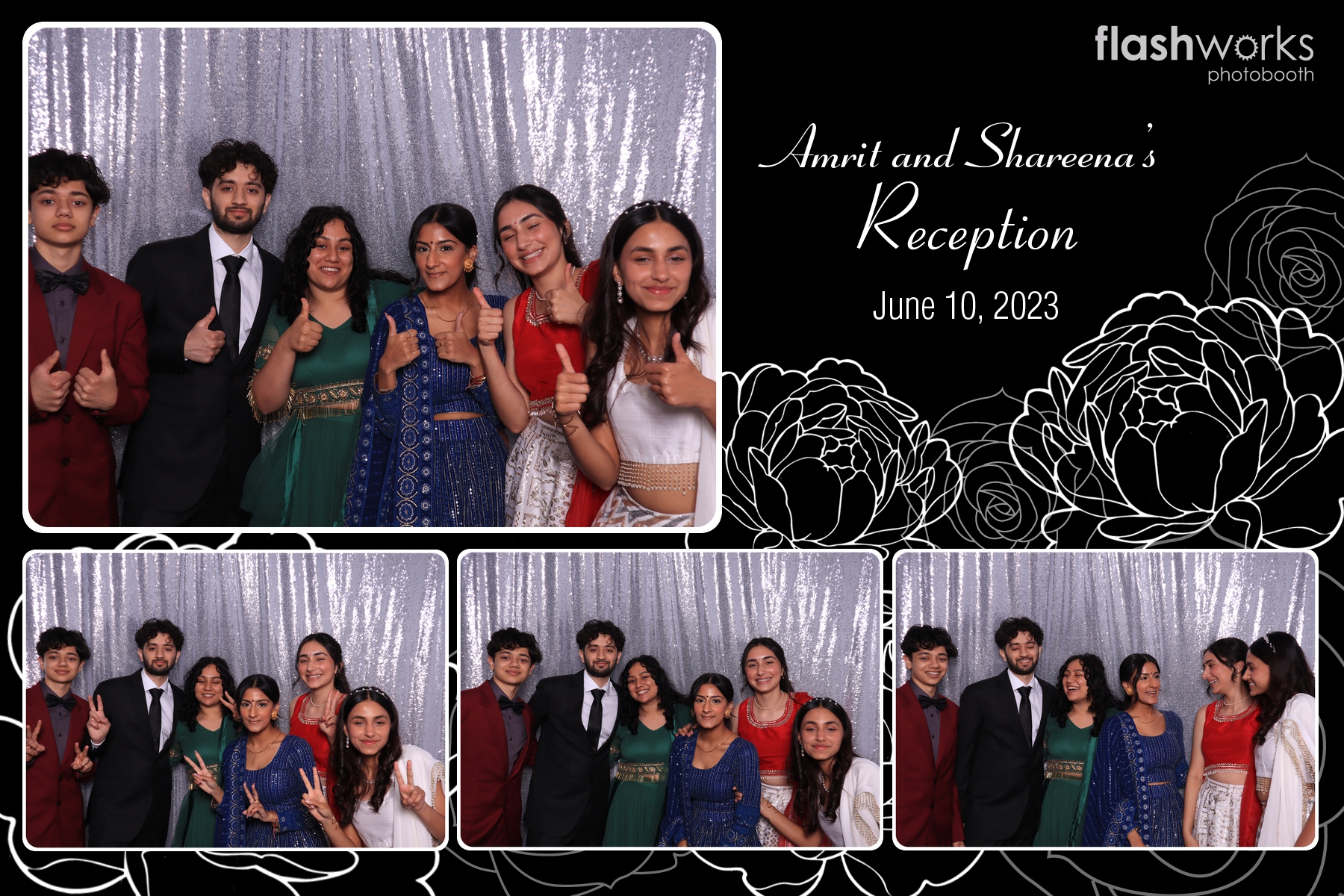 Amrit & Shareena | View more photos from the event at gallery.flashworksphotobooth.com/u/FlashworksPhotoboothInc/Amrit-Shareena
