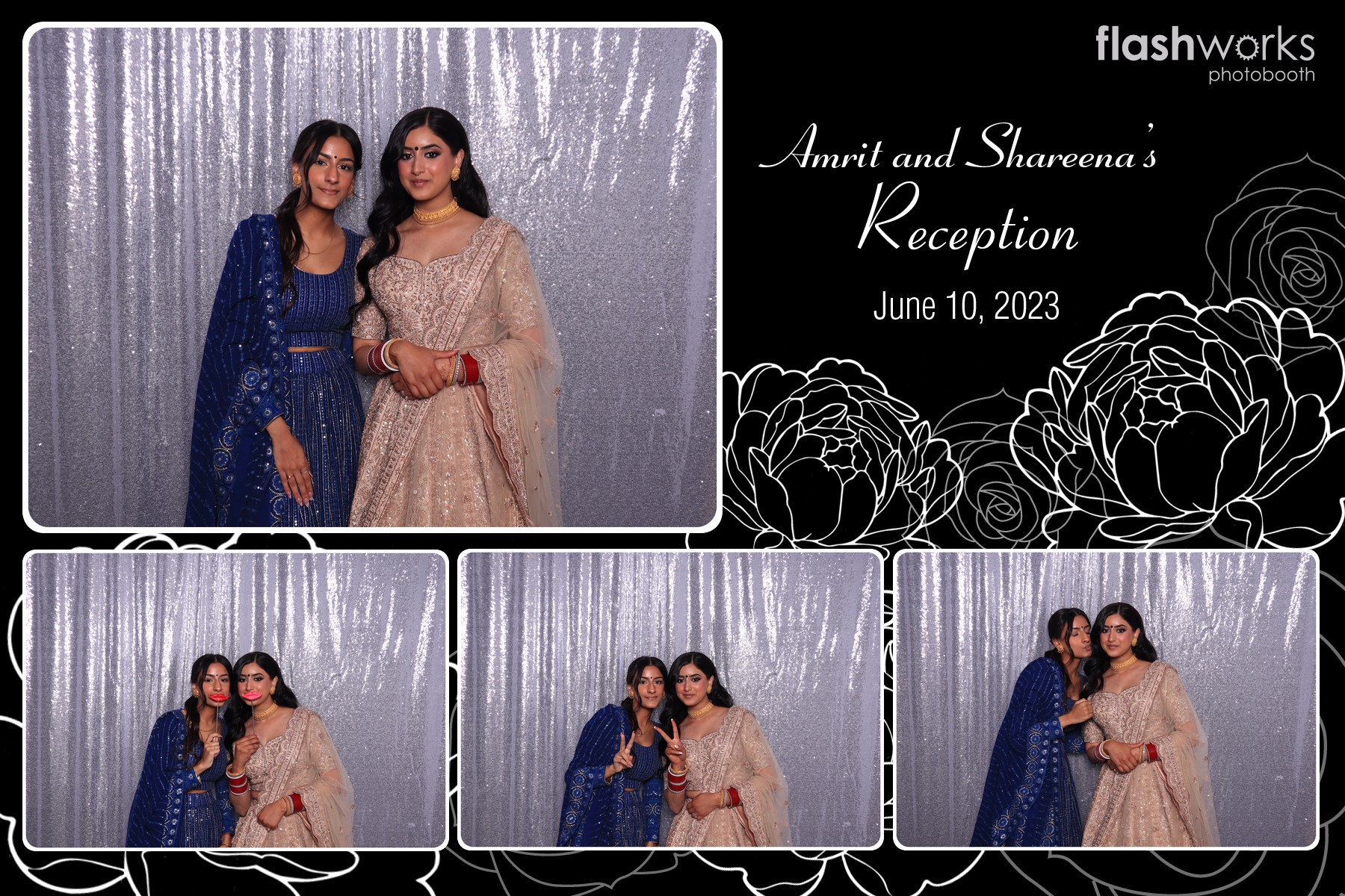 Amrit & Shareena | View more photos from the event at gallery.flashworksphotobooth.com/u/FlashworksPhotoboothInc/Amrit-Shareena
