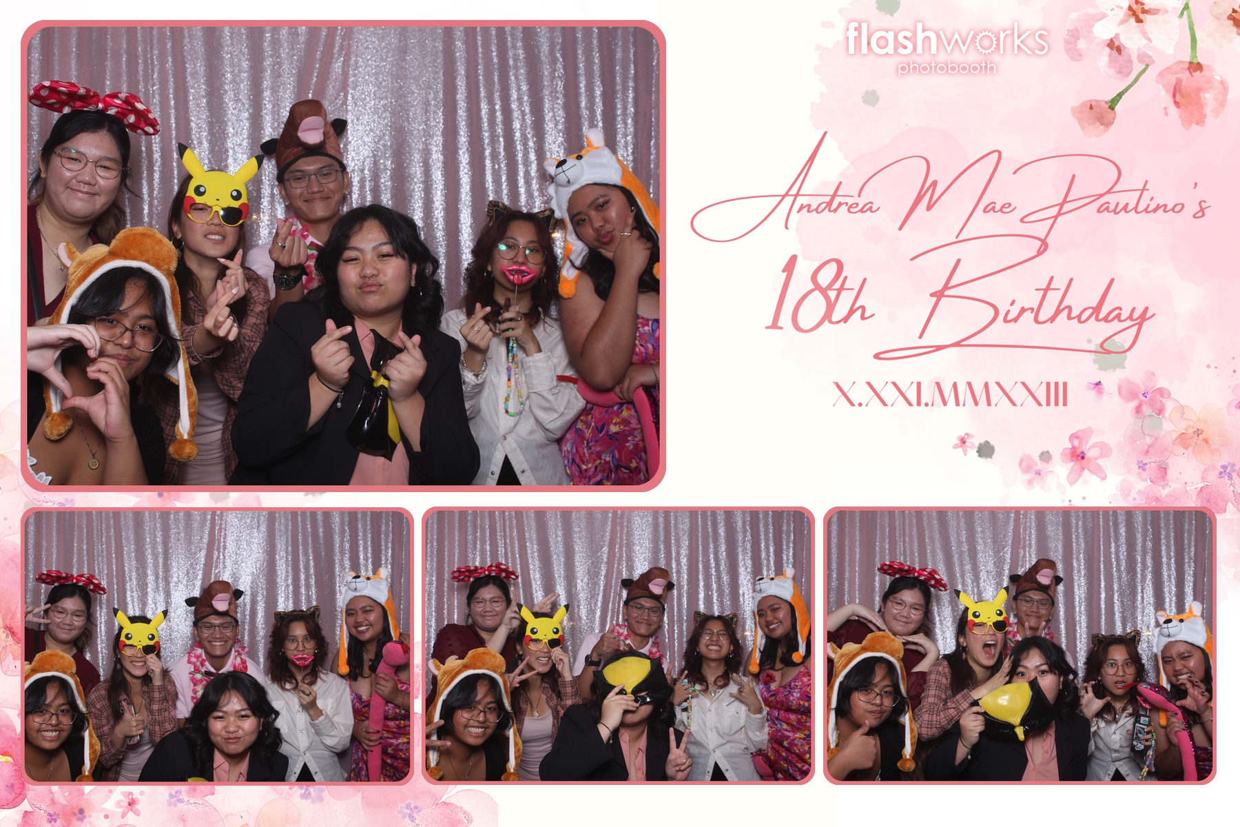 Andrea Mae's 18th Birthday | View more photos from the event at gallery.flashworksphotobooth.com/u/FlashworksPhotoboothInc/Andrea-Maes-18th-Birthday