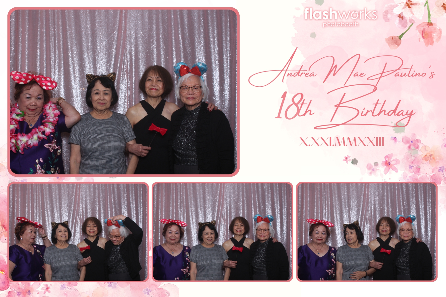 Andrea Mae's 18th Birthday | View more photos from the event at gallery.flashworksphotobooth.com/u/FlashworksPhotoboothInc/Andrea-Maes-18th-Birthday