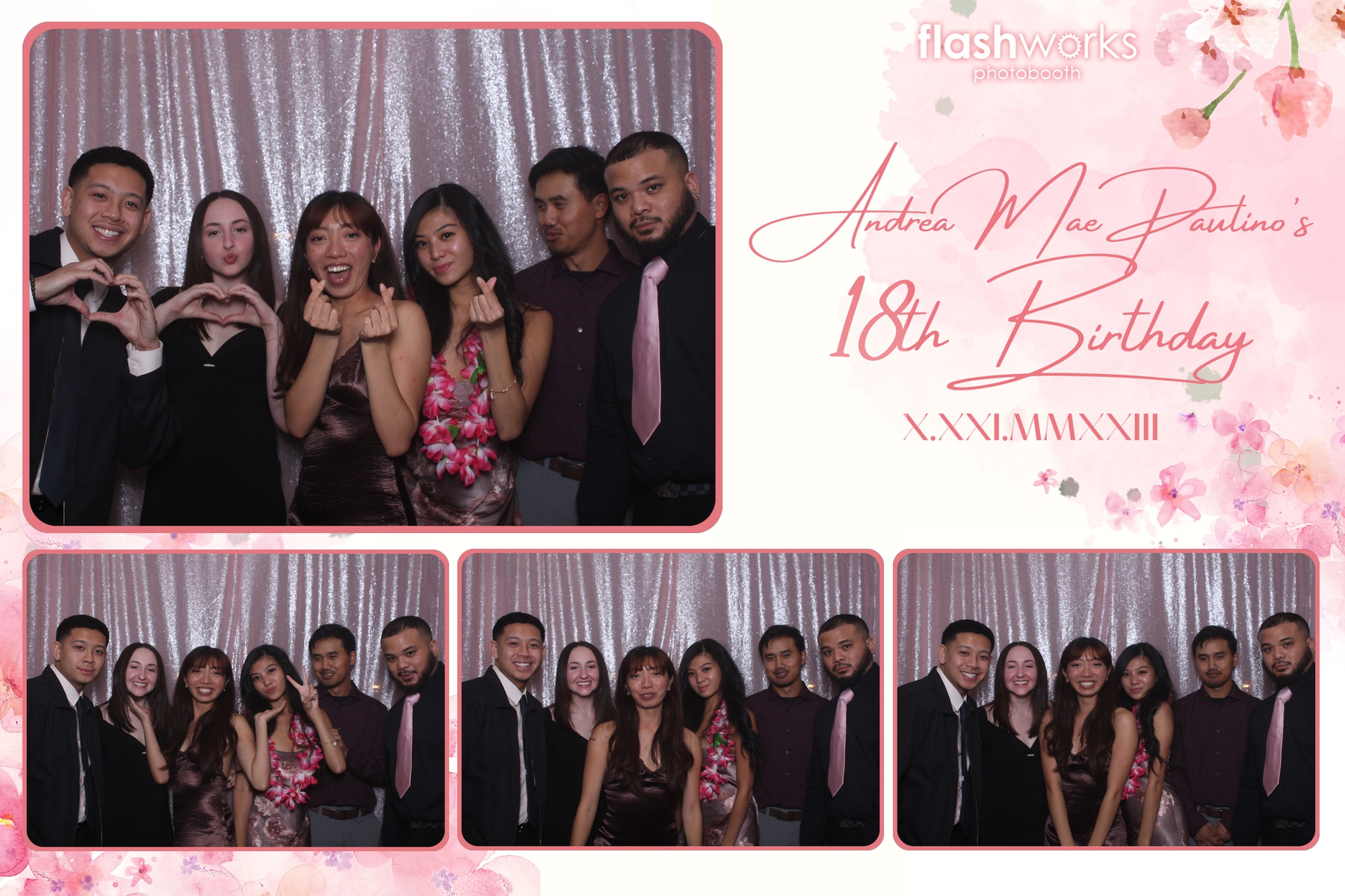 Andrea Mae's 18th Birthday | View more photos from the event at gallery.flashworksphotobooth.com/u/FlashworksPhotoboothInc/Andrea-Maes-18th-Birthday