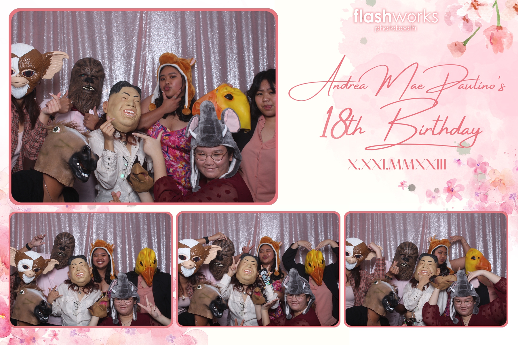 Andrea Mae's 18th Birthday | View more photos from the event at gallery.flashworksphotobooth.com/u/FlashworksPhotoboothInc/Andrea-Maes-18th-Birthday