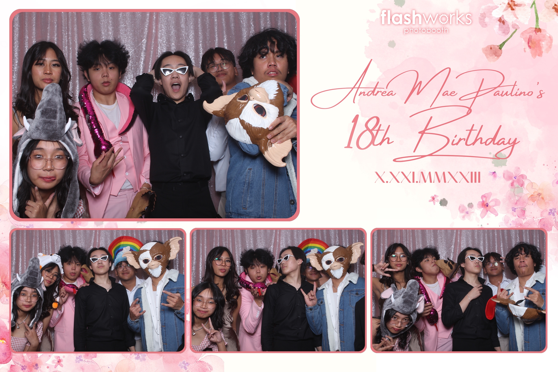 Andrea Mae's 18th Birthday | View more photos from the event at gallery.flashworksphotobooth.com/u/FlashworksPhotoboothInc/Andrea-Maes-18th-Birthday