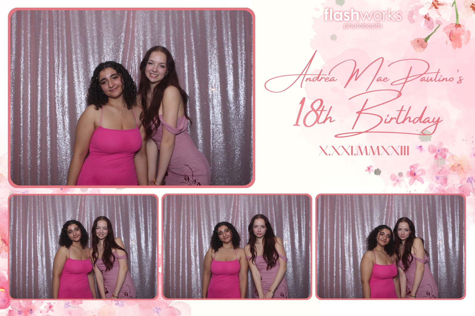 Andrea Mae's 18th Birthday | View more photos from the event at gallery.flashworksphotobooth.com/u/FlashworksPhotoboothInc/Andrea-Maes-18th-Birthday