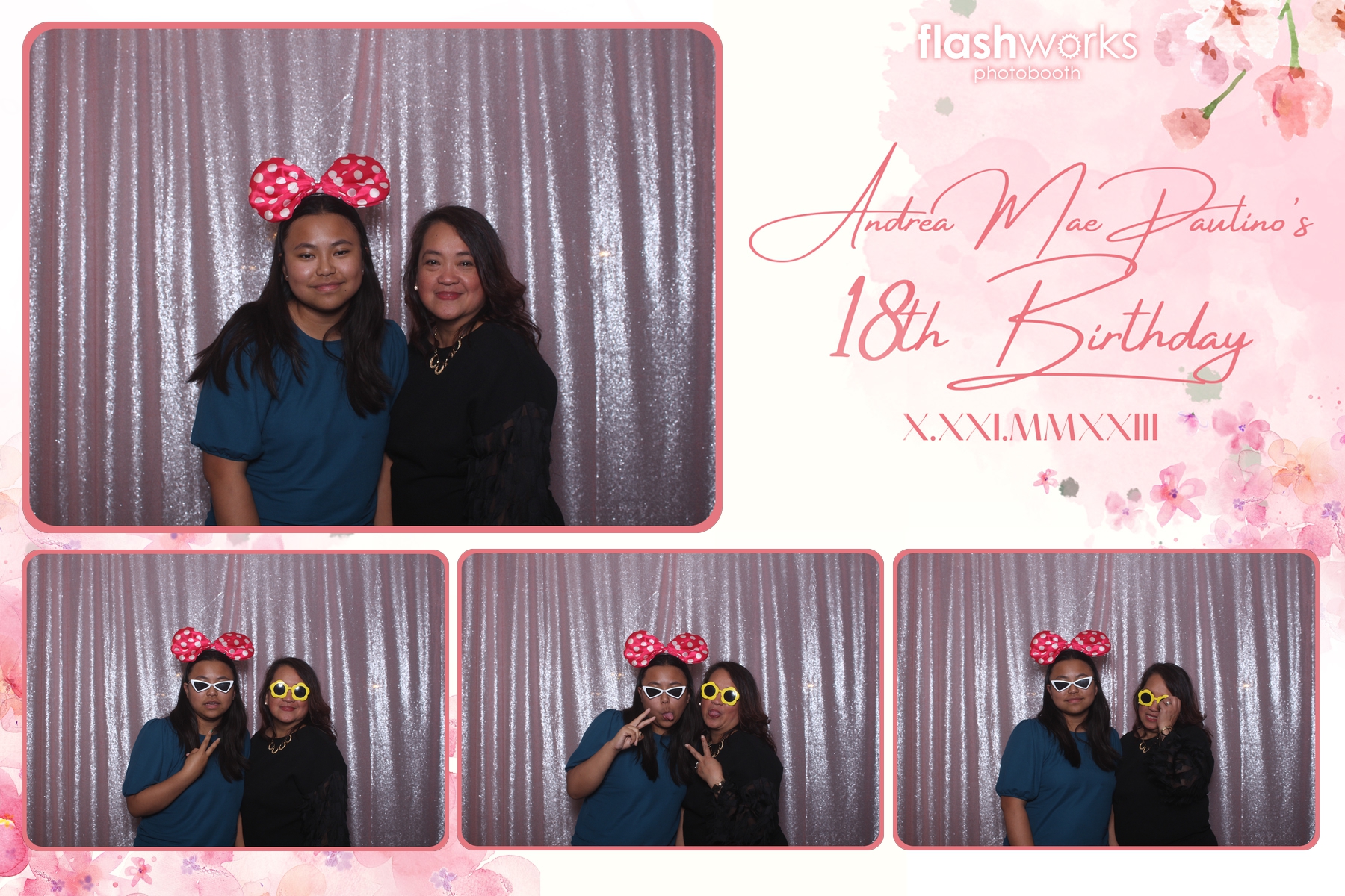 Andrea Mae's 18th Birthday | View more photos from the event at gallery.flashworksphotobooth.com/u/FlashworksPhotoboothInc/Andrea-Maes-18th-Birthday
