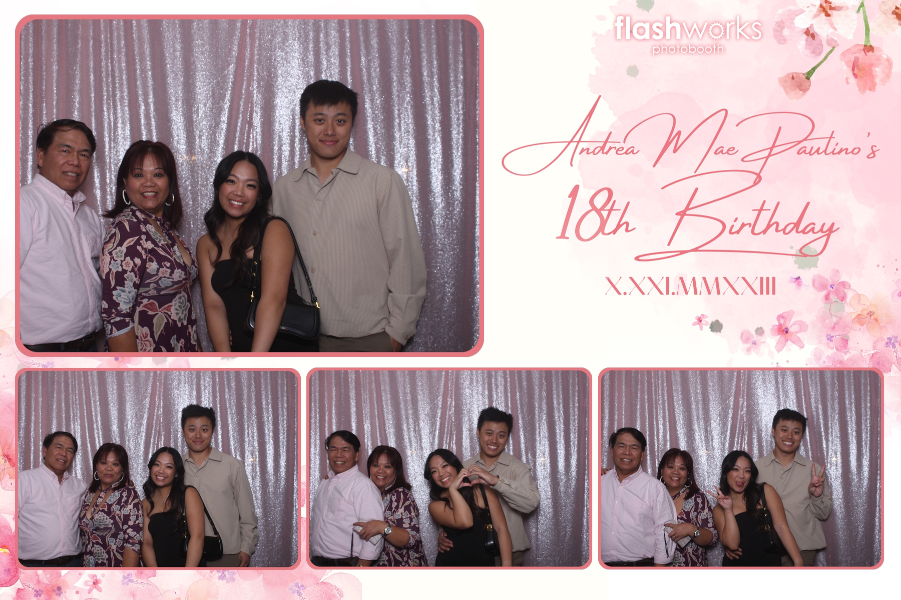 Andrea Mae's 18th Birthday | View more photos from the event at gallery.flashworksphotobooth.com/u/FlashworksPhotoboothInc/Andrea-Maes-18th-Birthday