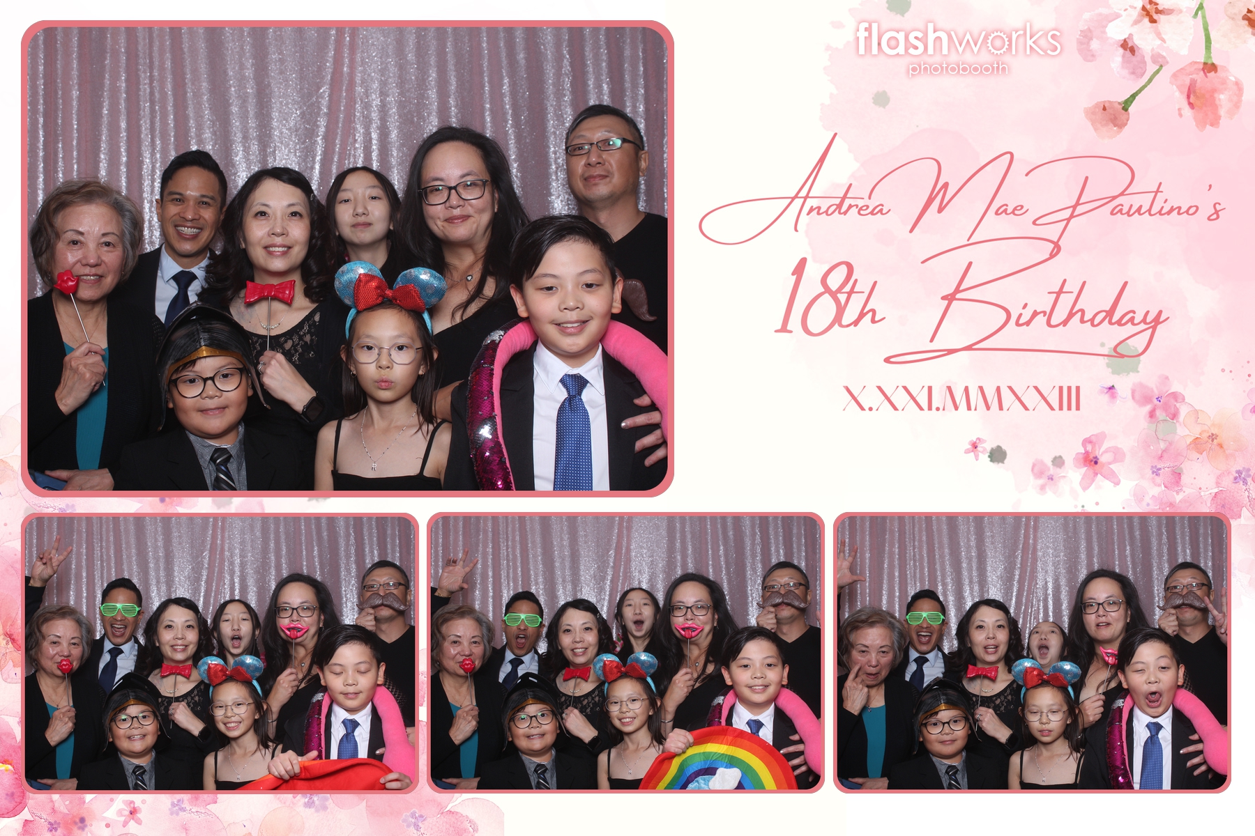 Andrea Mae's 18th Birthday | View more photos from the event at gallery.flashworksphotobooth.com/u/FlashworksPhotoboothInc/Andrea-Maes-18th-Birthday