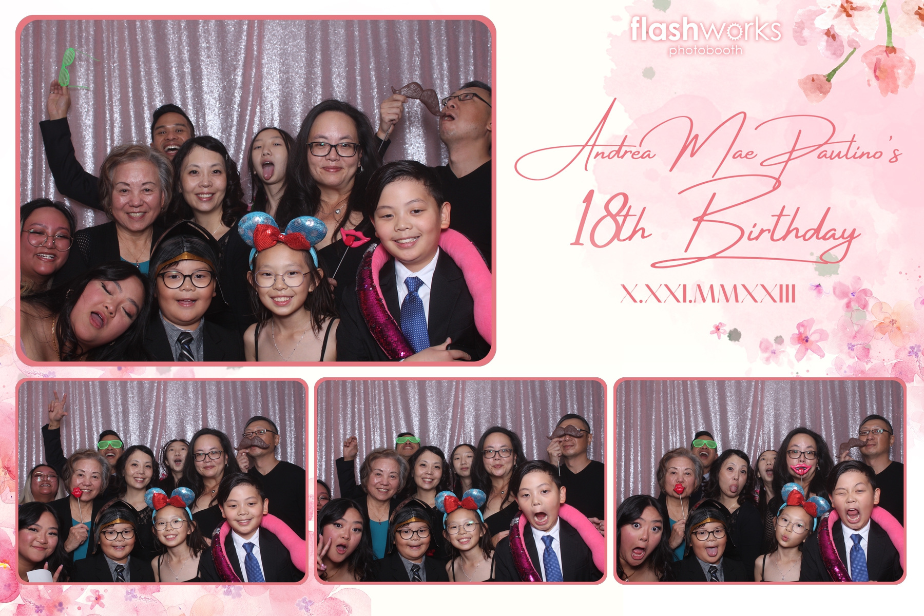 Andrea Mae's 18th Birthday | View more photos from the event at gallery.flashworksphotobooth.com/u/FlashworksPhotoboothInc/Andrea-Maes-18th-Birthday