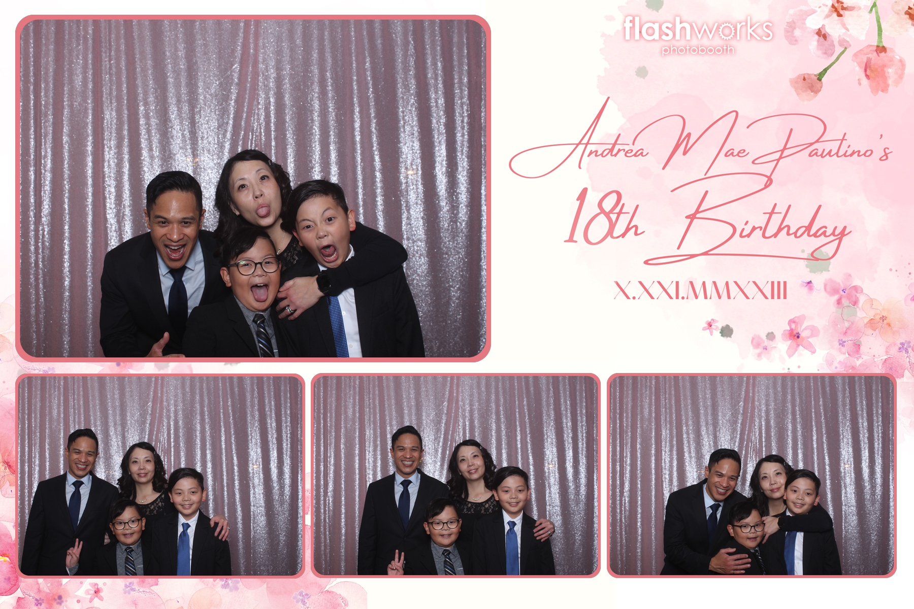 Andrea Mae's 18th Birthday | View more photos from the event at gallery.flashworksphotobooth.com/u/FlashworksPhotoboothInc/Andrea-Maes-18th-Birthday