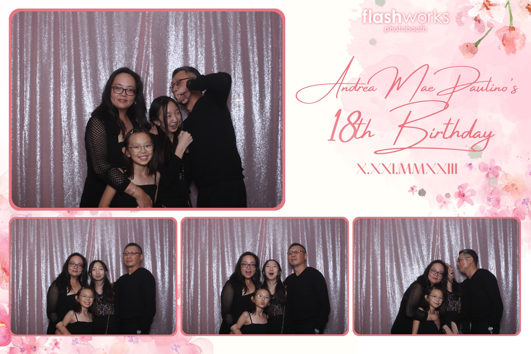 Andrea Mae's 18th Birthday | View more photos from the event at gallery.flashworksphotobooth.com/u/FlashworksPhotoboothInc/Andrea-Maes-18th-Birthday