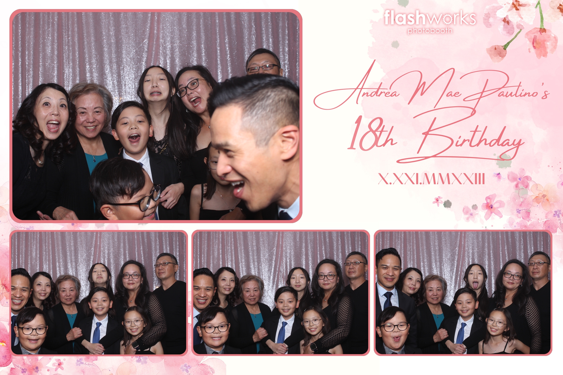 Andrea Mae's 18th Birthday | View more photos from the event at gallery.flashworksphotobooth.com/u/FlashworksPhotoboothInc/Andrea-Maes-18th-Birthday