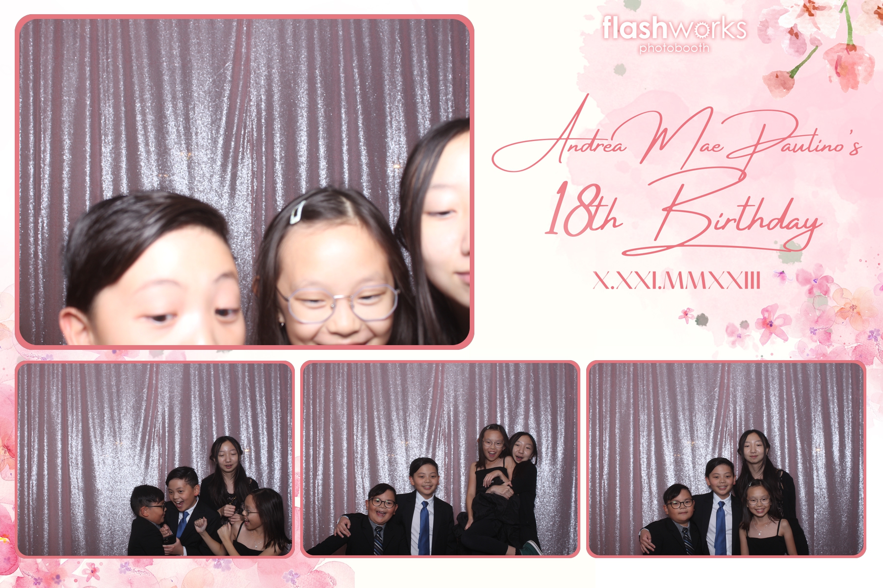 Andrea Mae's 18th Birthday | View more photos from the event at gallery.flashworksphotobooth.com/u/FlashworksPhotoboothInc/Andrea-Maes-18th-Birthday