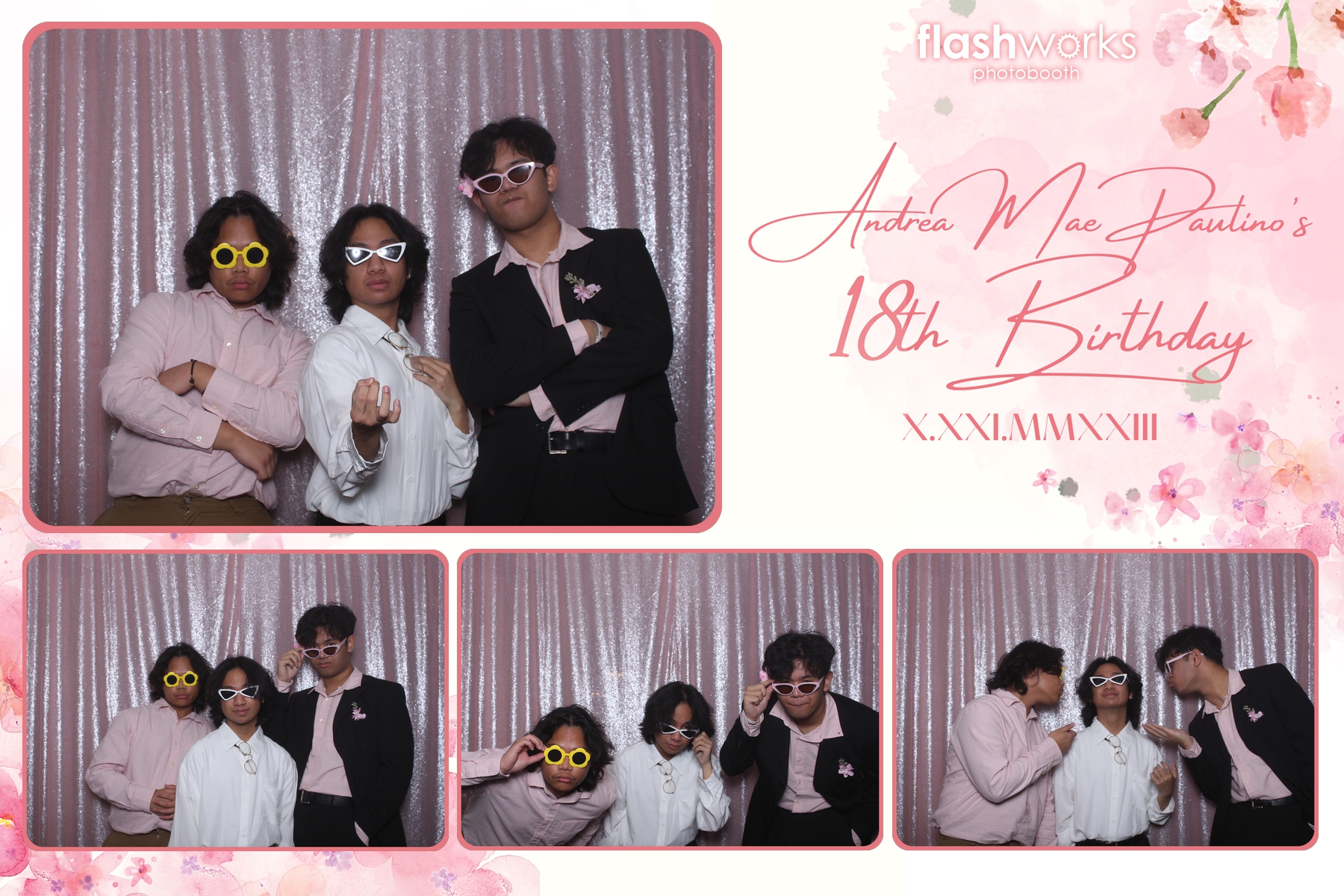 Andrea Mae's 18th Birthday | View more photos from the event at gallery.flashworksphotobooth.com/u/FlashworksPhotoboothInc/Andrea-Maes-18th-Birthday