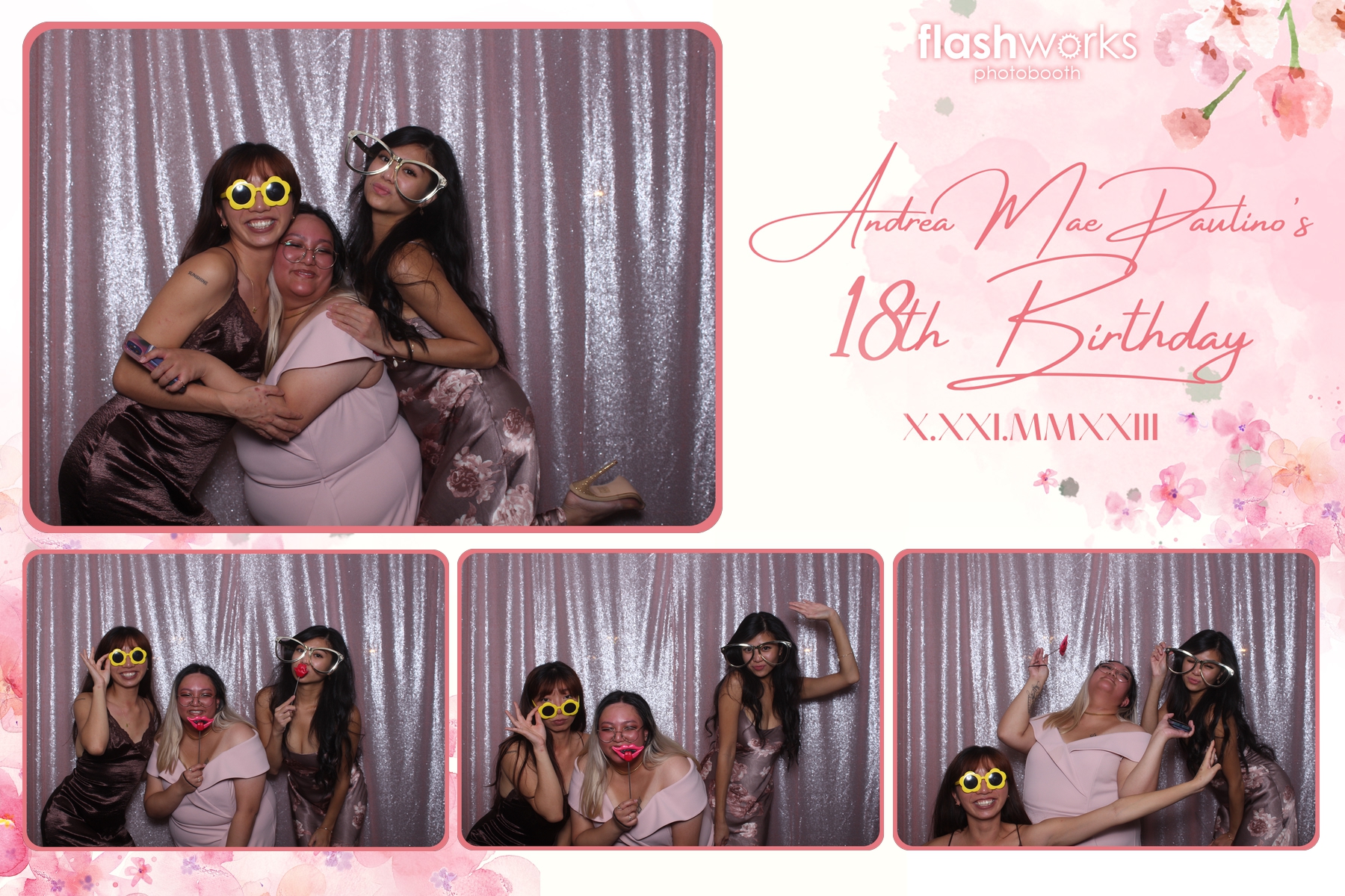 Andrea Mae's 18th Birthday | View more photos from the event at gallery.flashworksphotobooth.com/u/FlashworksPhotoboothInc/Andrea-Maes-18th-Birthday