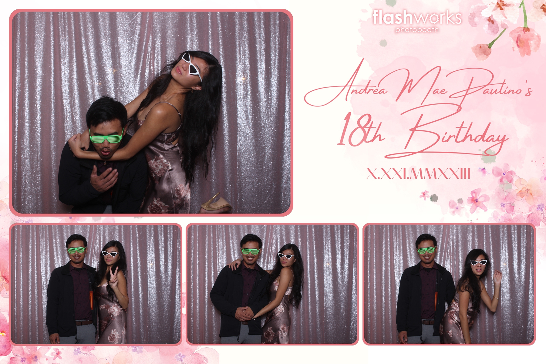 Andrea Mae's 18th Birthday | View more photos from the event at gallery.flashworksphotobooth.com/u/FlashworksPhotoboothInc/Andrea-Maes-18th-Birthday