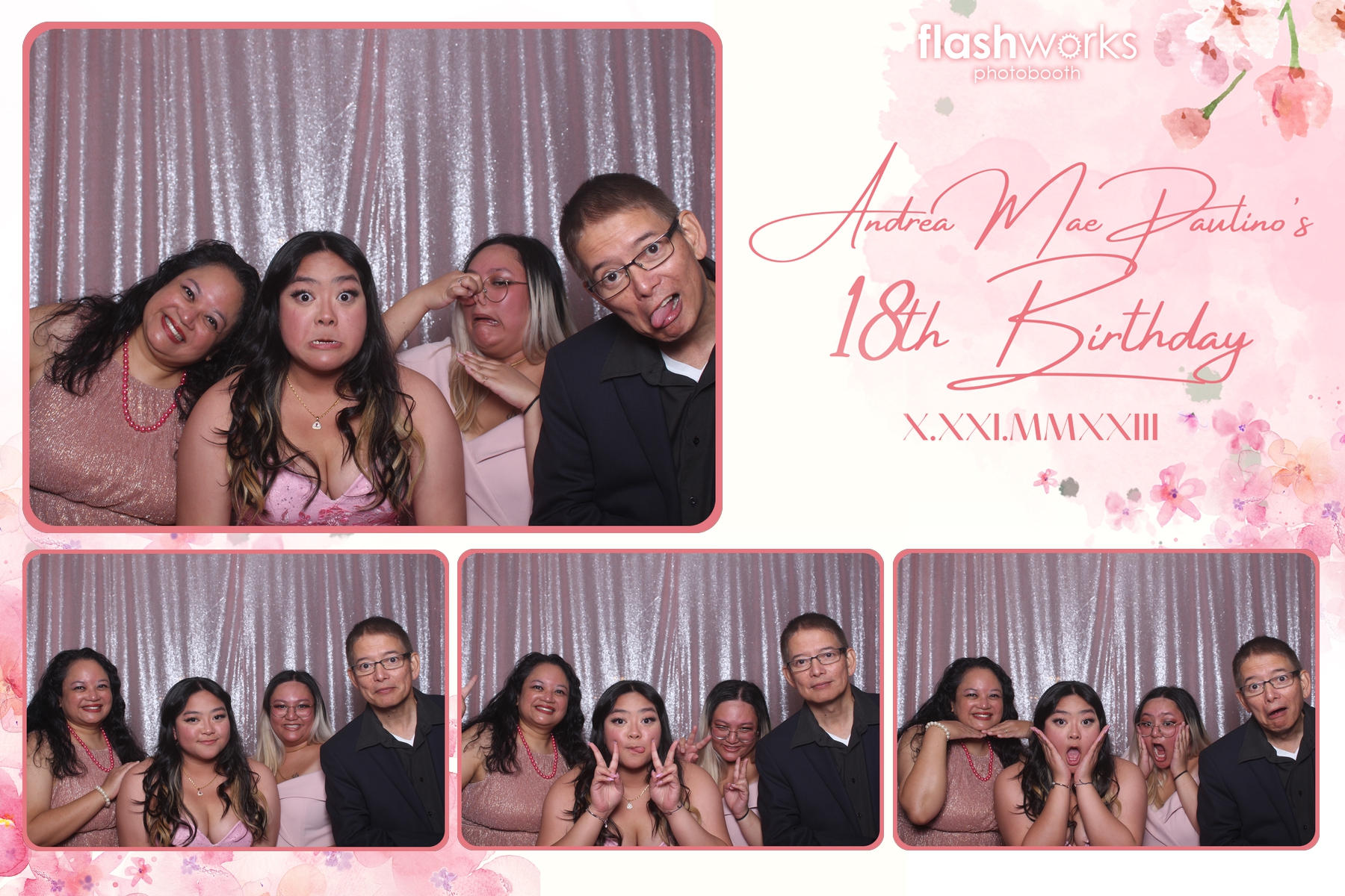 Andrea Mae's 18th Birthday | View more photos from the event at gallery.flashworksphotobooth.com/u/FlashworksPhotoboothInc/Andrea-Maes-18th-Birthday
