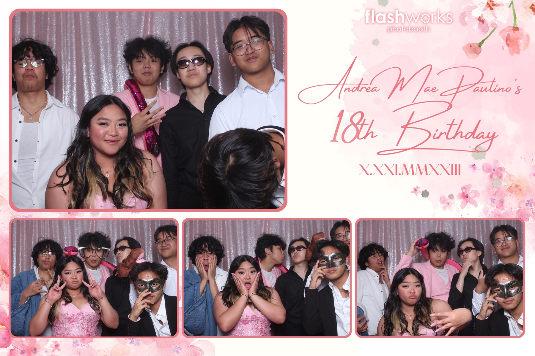 Andrea Mae's 18th Birthday | View more photos from the event at gallery.flashworksphotobooth.com/u/FlashworksPhotoboothInc/Andrea-Maes-18th-Birthday