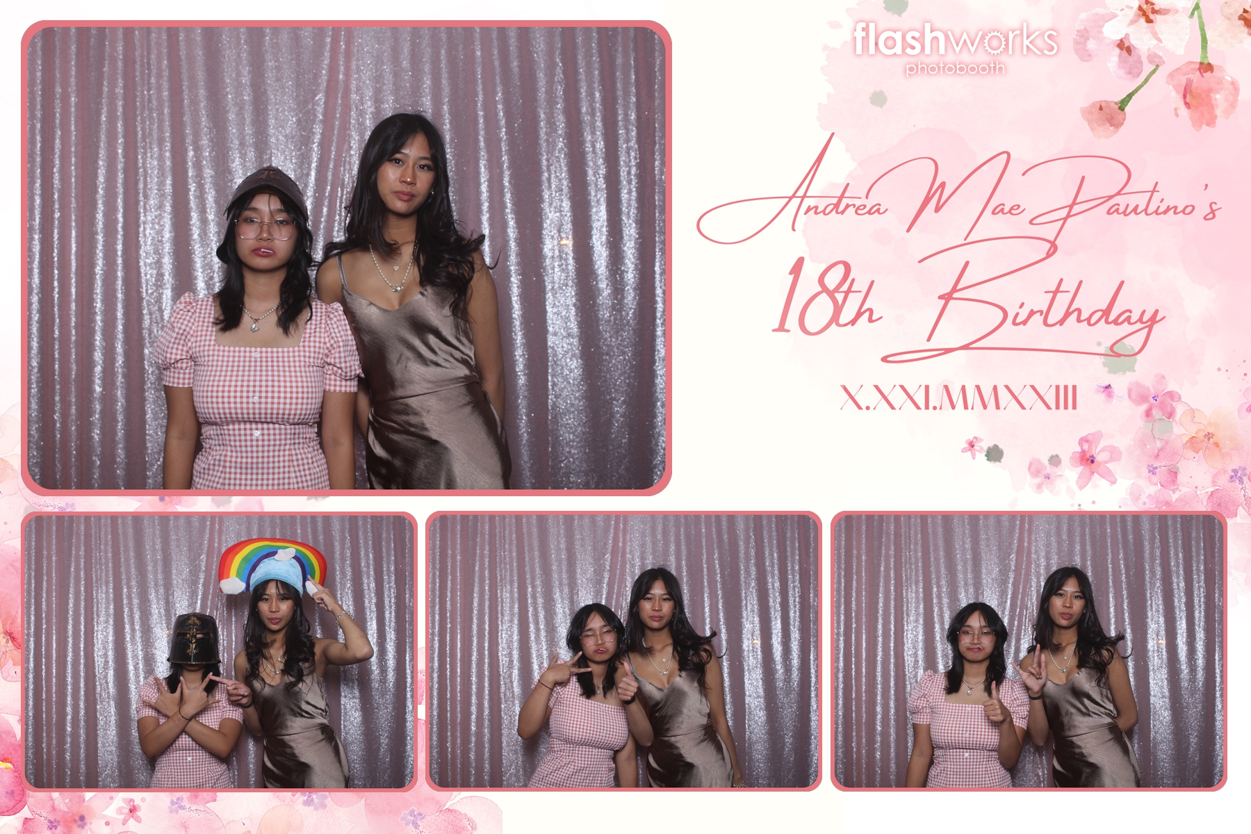 Andrea Mae's 18th Birthday | View more photos from the event at gallery.flashworksphotobooth.com/u/FlashworksPhotoboothInc/Andrea-Maes-18th-Birthday