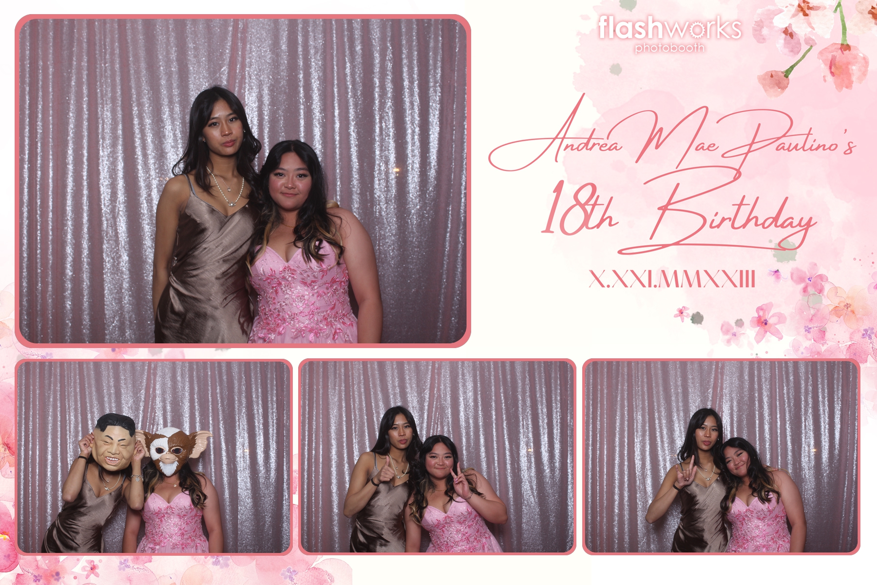 Andrea Mae's 18th Birthday | View more photos from the event at gallery.flashworksphotobooth.com/u/FlashworksPhotoboothInc/Andrea-Maes-18th-Birthday