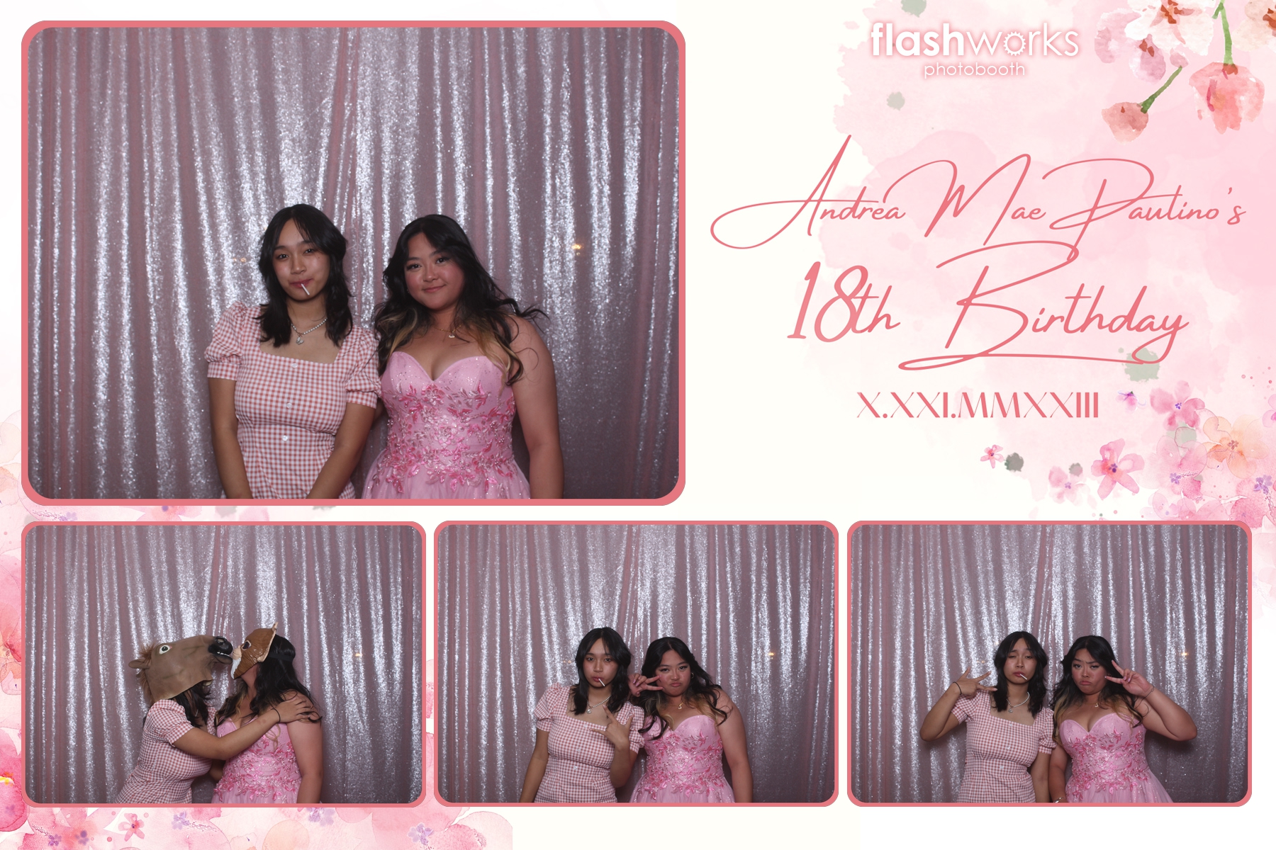 Andrea Mae's 18th Birthday | View more photos from the event at gallery.flashworksphotobooth.com/u/FlashworksPhotoboothInc/Andrea-Maes-18th-Birthday