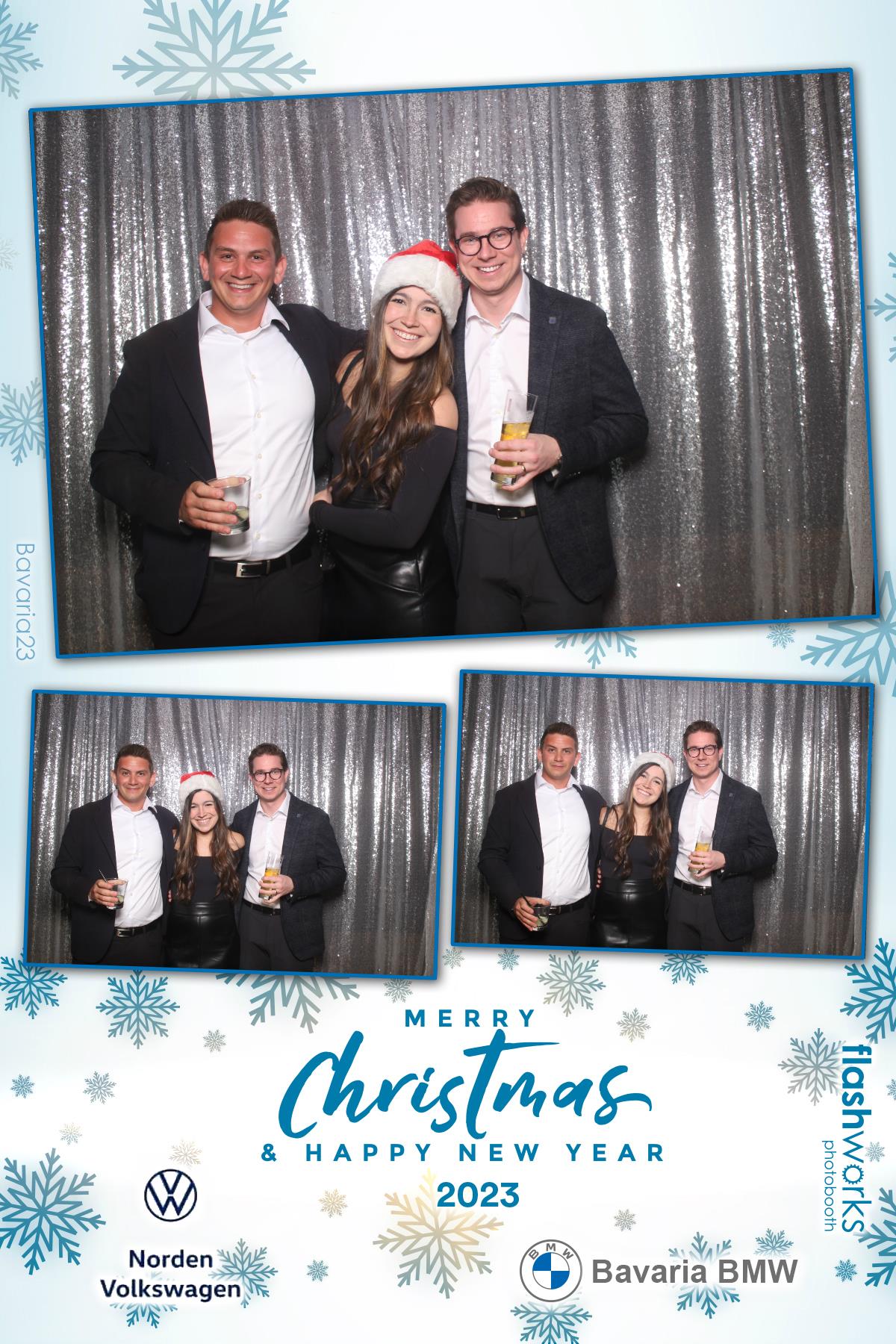 Bavaria BMW / Norden VW Christmas Party 2023 | View more photos from the event at gallery.flashworksphotobooth.com/u/FlashworksPhotoboothInc/Bavaria-BMW-Norden-VW-Christmas-Party-2023